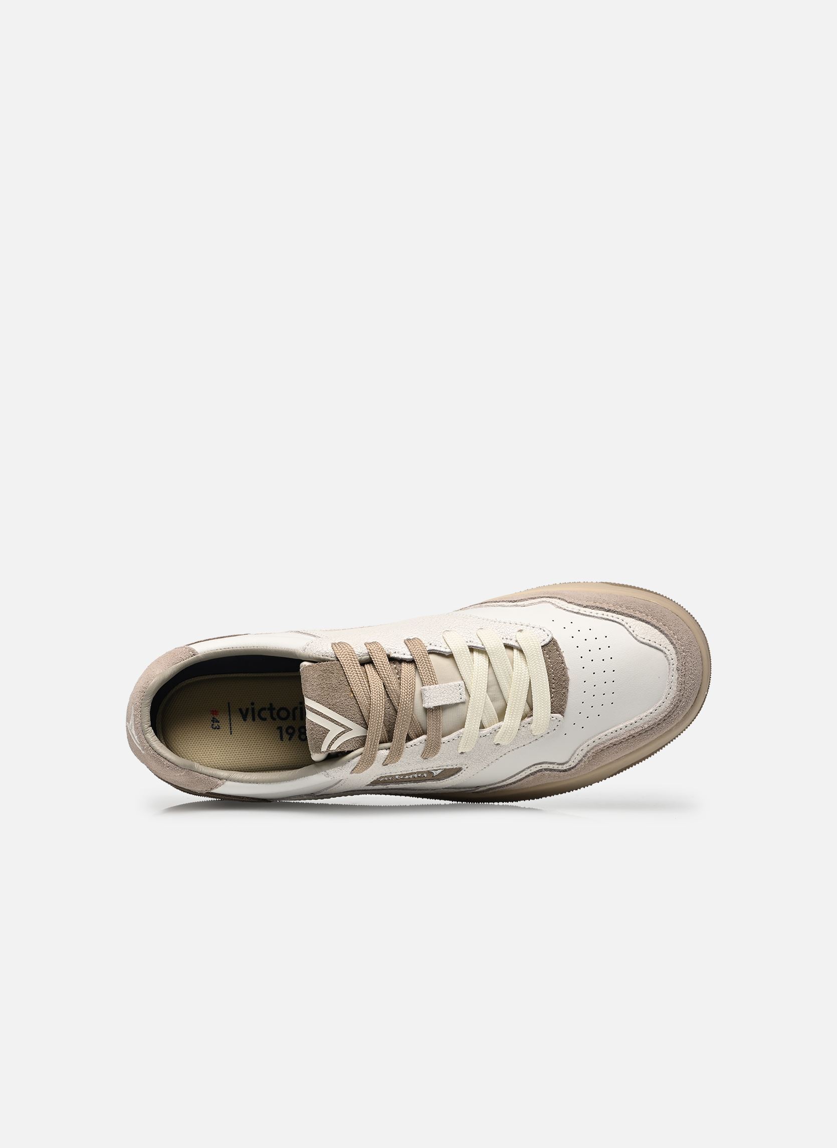Niedrige Sneaker C80 - CLASSIC LEATHER herren weiß Victoria Niedrige Sneaker C80 - CLASSIC LEATHER herren weiß CREMA