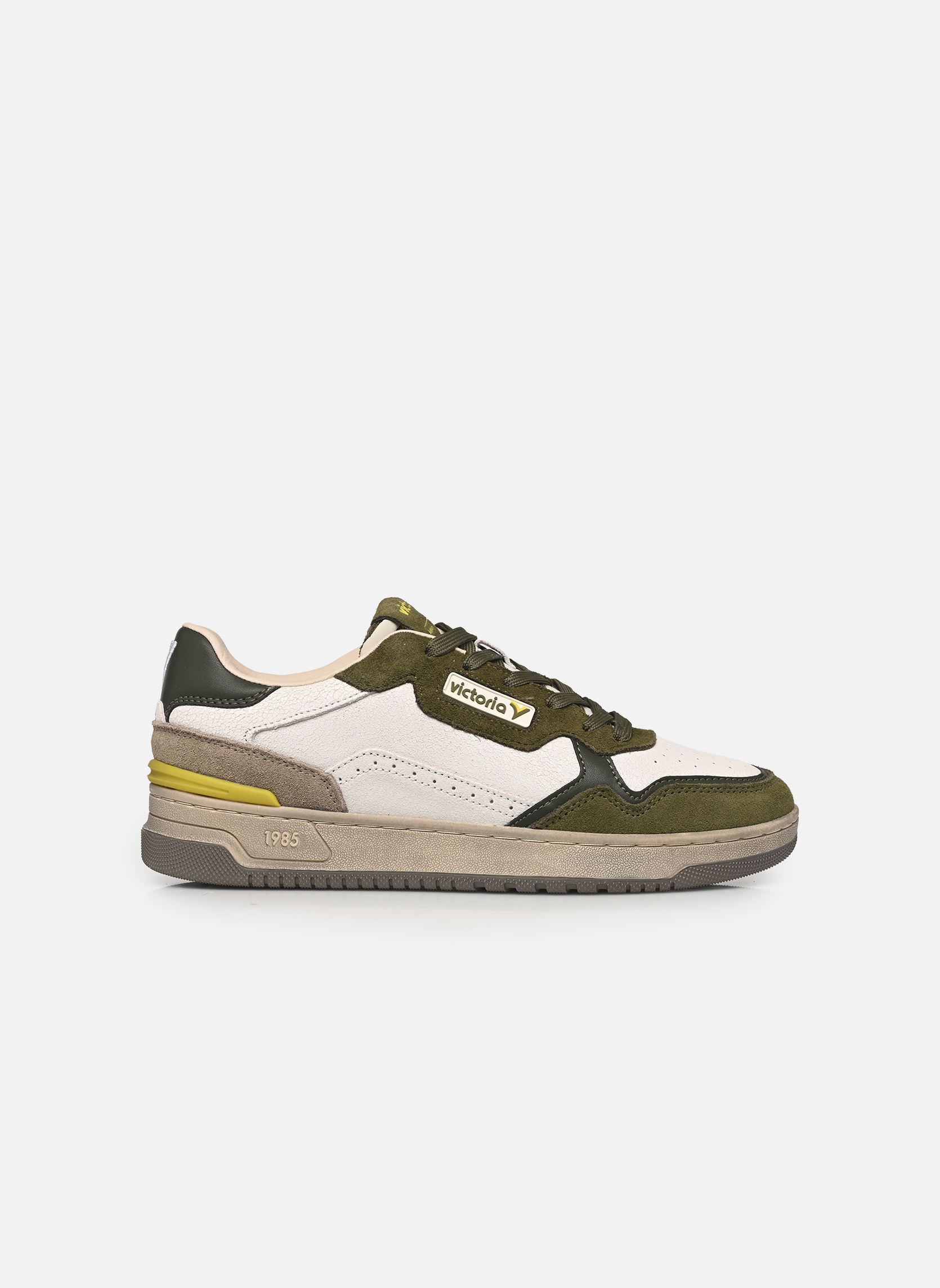 Baskets basses C80 - CLASSIC LEATHER homme blanc Victoria Baskets basses C80 - CLASSIC LEATHER homme blanc KAKI