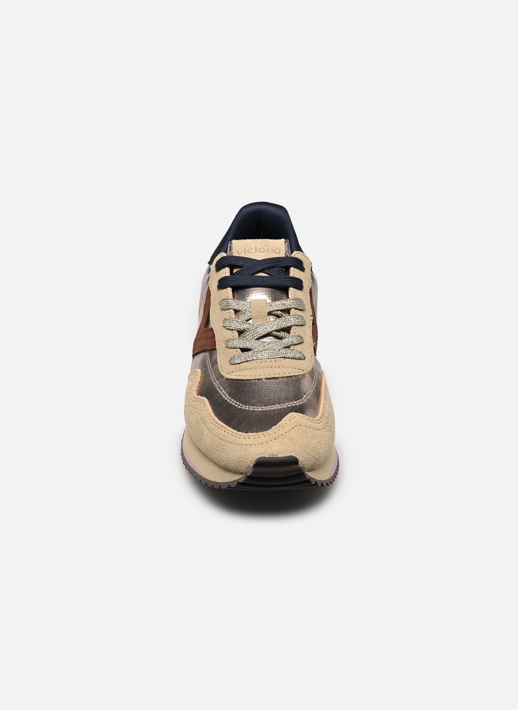 Baskets basses COSMOS NYLON METAL femme beige Victoria Baskets basses COSMOS NYLON METAL femme beige PLATINO