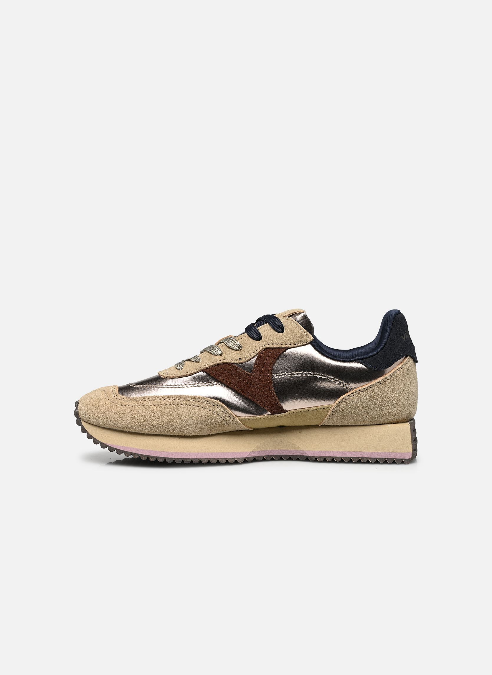 Baskets basses COSMOS NYLON METAL femme beige Victoria Baskets basses COSMOS NYLON METAL femme beige PLATINO