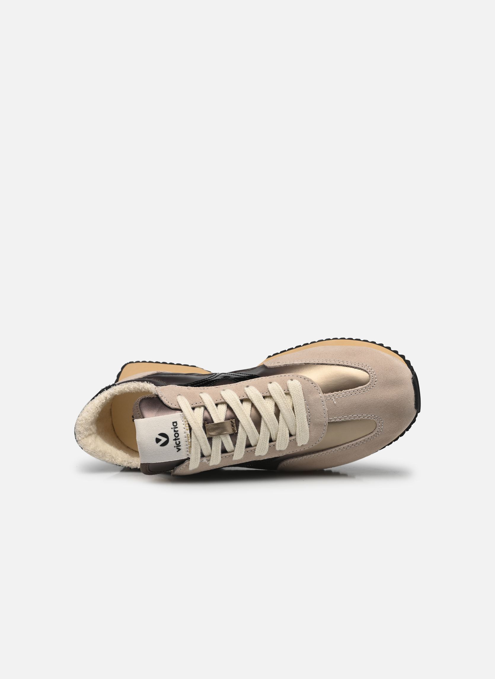 Niedrige Sneaker COSMOS NYLON METAL damen beige Victoria Niedrige Sneaker COSMOS NYLON METAL damen beige BEIGE