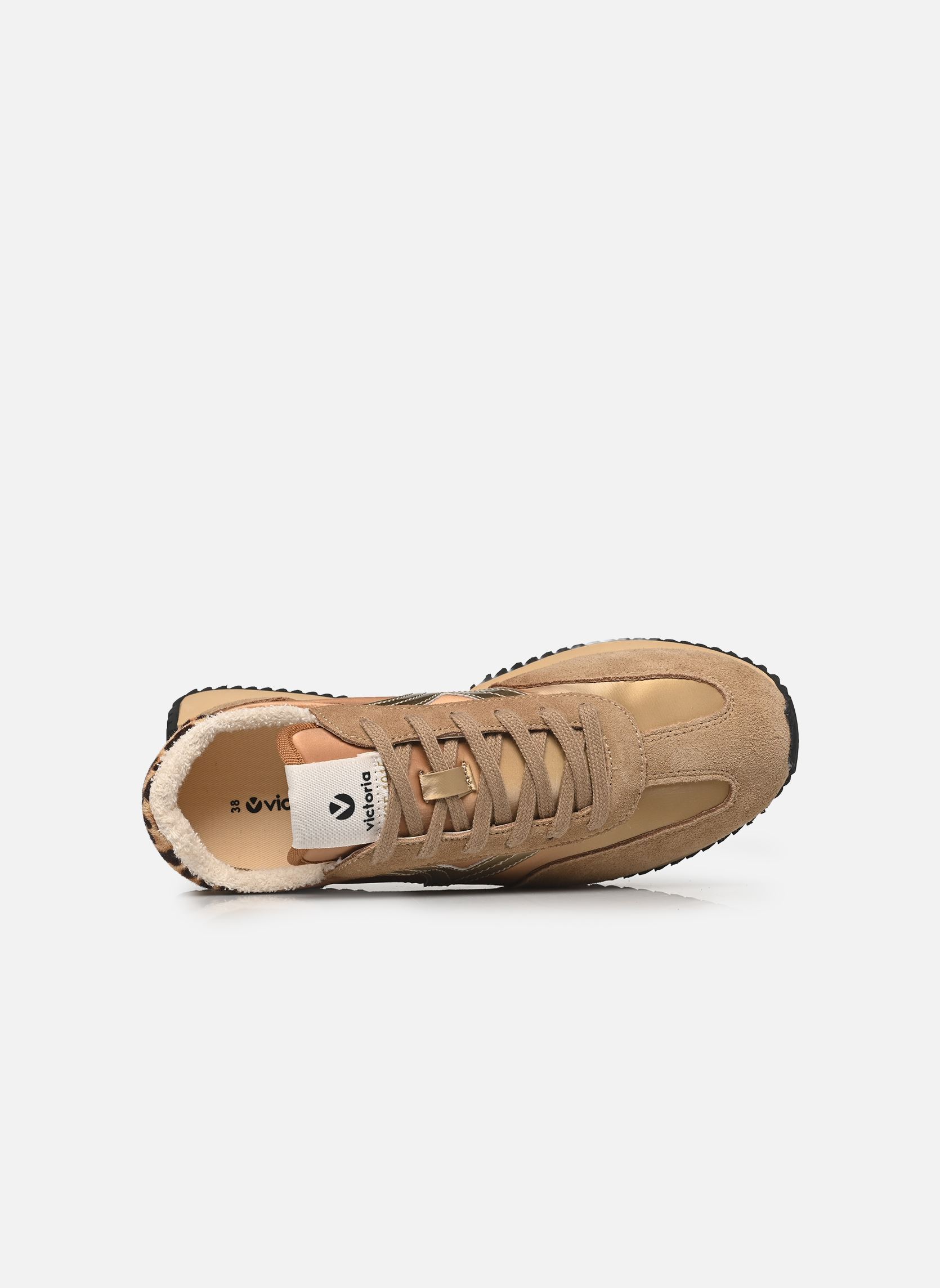 Niedrige Sneaker COSMOS NYLON METAL damen braun Victoria Niedrige Sneaker COSMOS NYLON METAL damen braun CAMEL