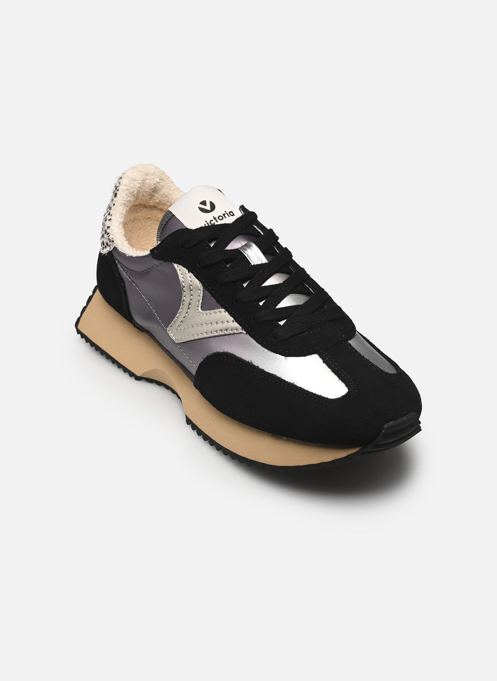 Baskets basses COSMOS NYLON METAL femme noir Victoria Baskets basses COSMOS NYLON METAL femme noir NEGRO