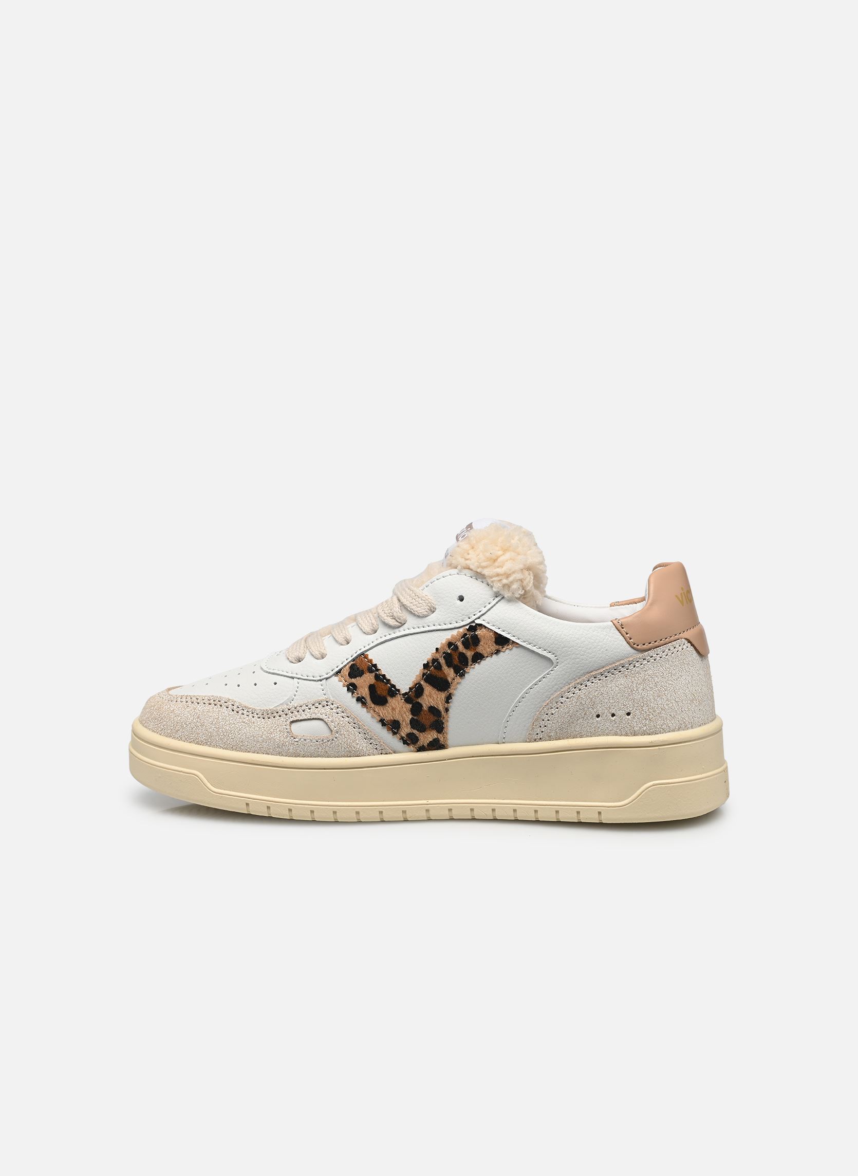 Baskets SEÚL EFECTO PIEL & ANIMAL femme blanc Victoria Baskets SEÚL EFECTO PIEL & ANIMAL femme blanc CAMEL