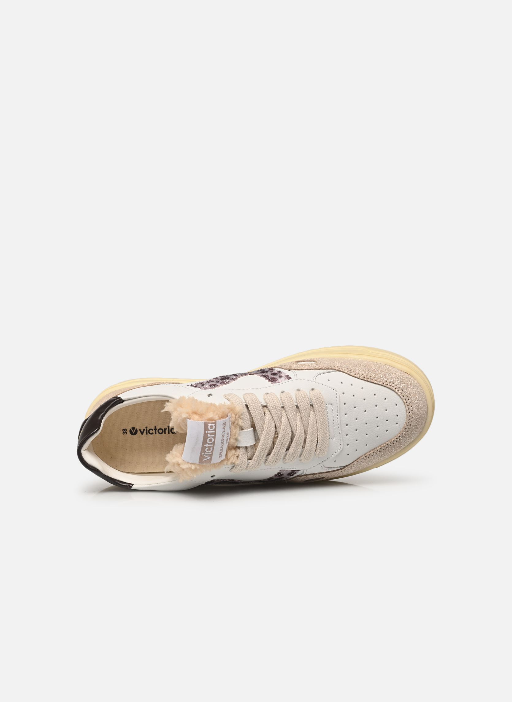 Sneakers SEÚL EFECTO PIEL & ANIMAL donna bianco Victoria Sneakers SEÚL EFECTO PIEL & ANIMAL donna bianco BEIGE