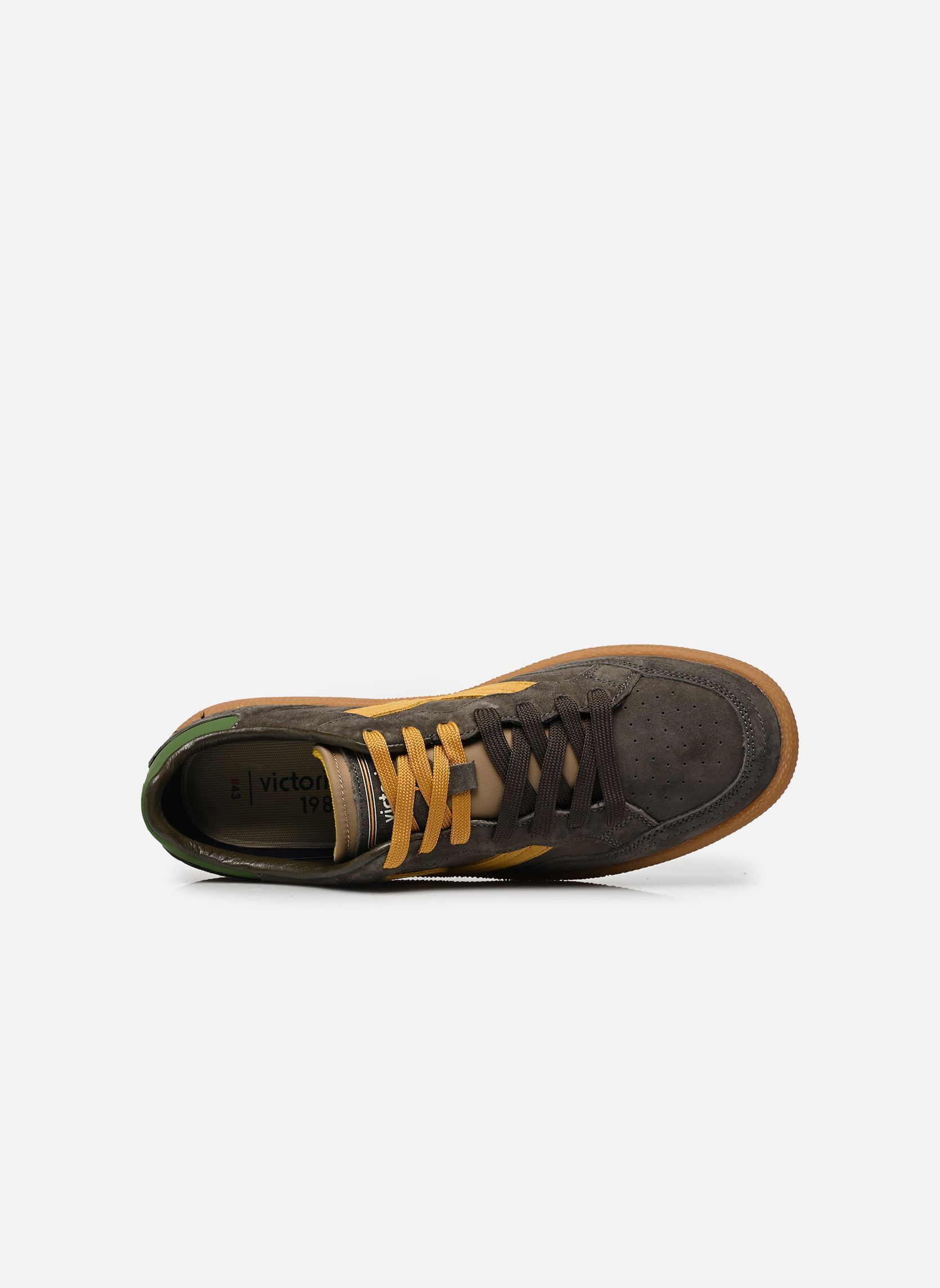 Niedrige Sneaker SMASH - SOFT SUEDE M herren grün Victoria Niedrige Sneaker SMASH - SOFT SUEDE M herren grün MARRON