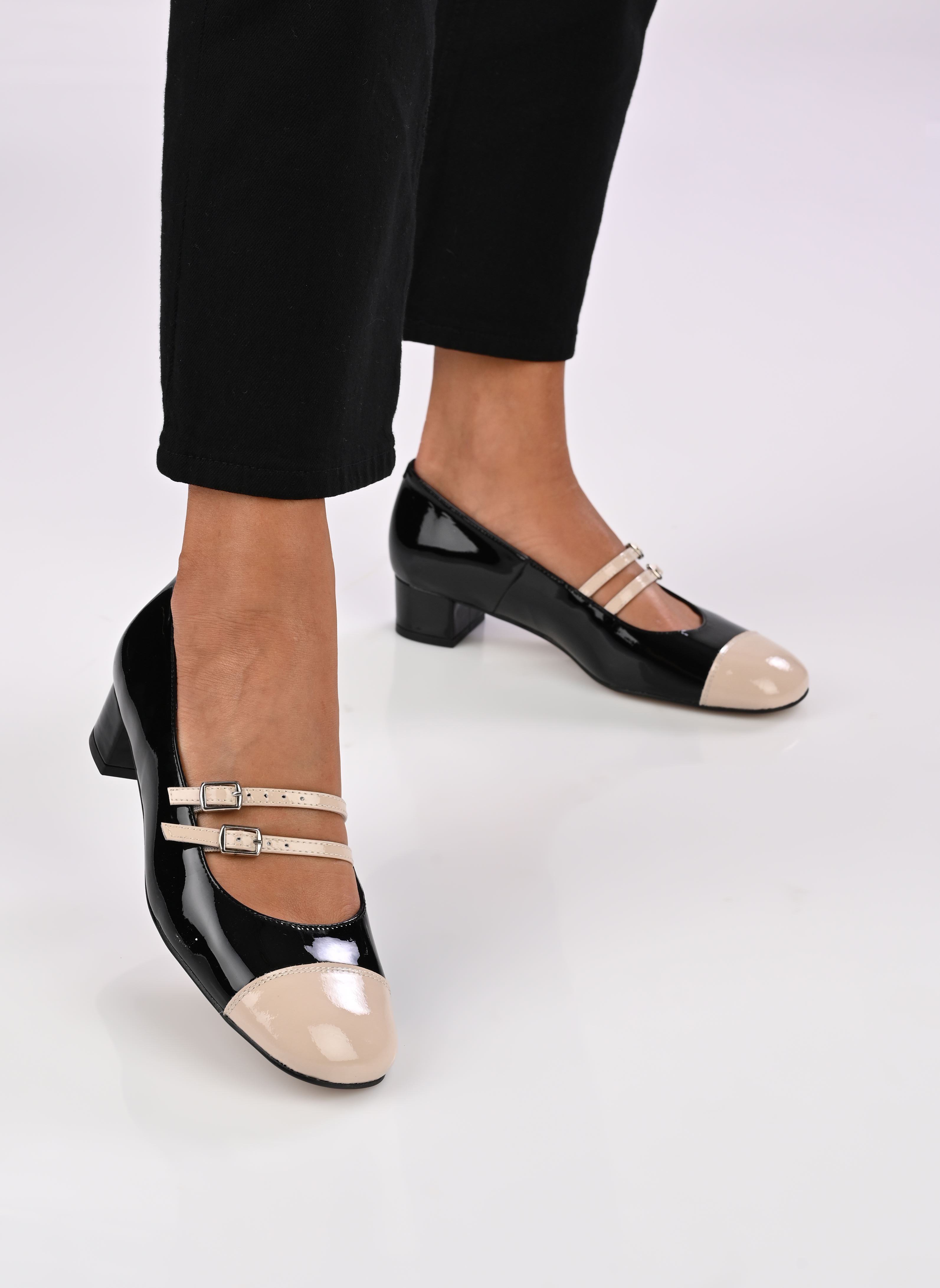 Pumps mit Riemchen Silili damen schwarz Georgia Rose Pumps mit Riemchen Silili damen schwarz NOIR BEIGE