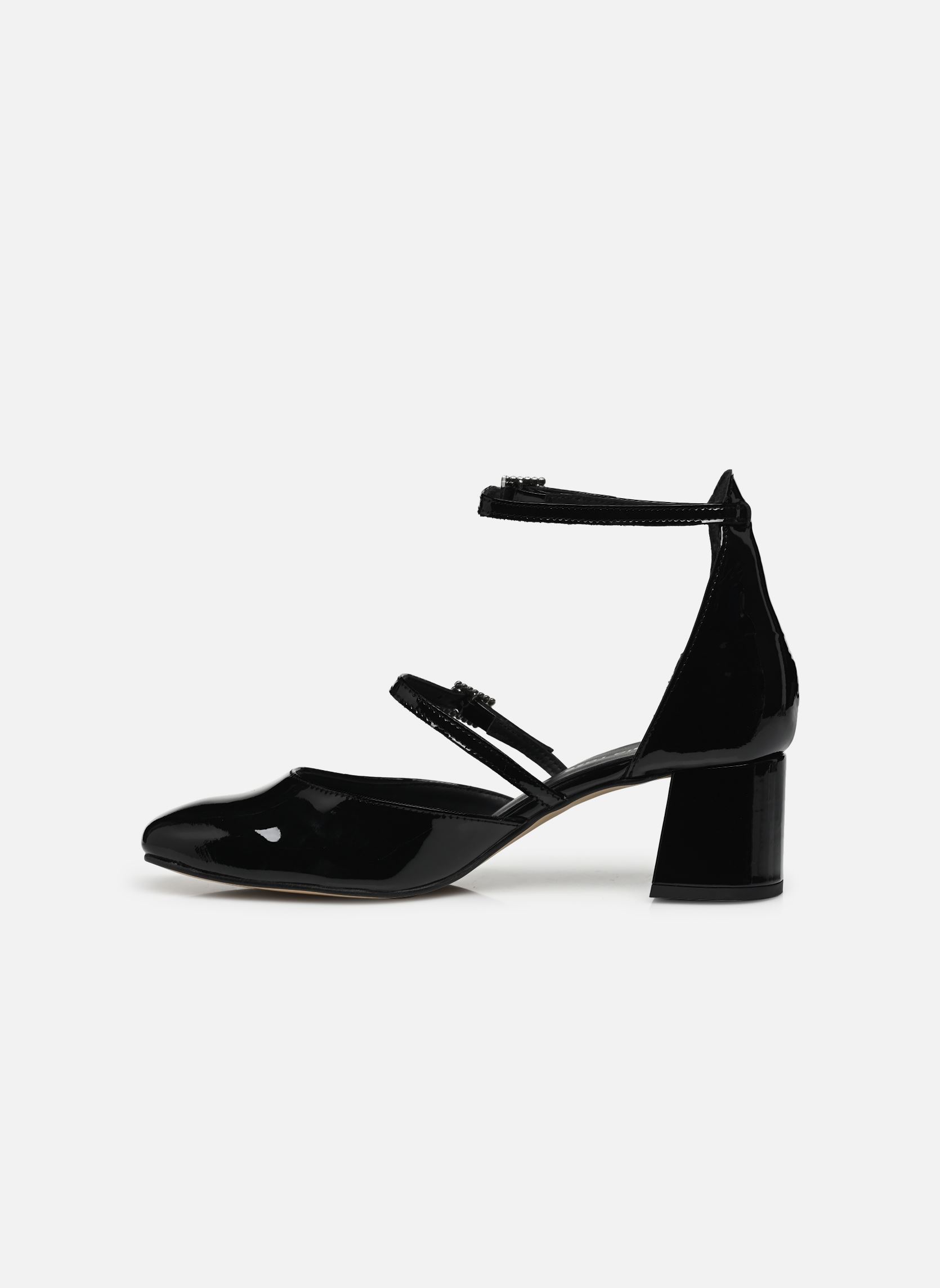 Zapatos de tacón con correas Sibril mujer negro Georgia Rose Zapatos de tacón con correas Sibril mujer negro NOIR