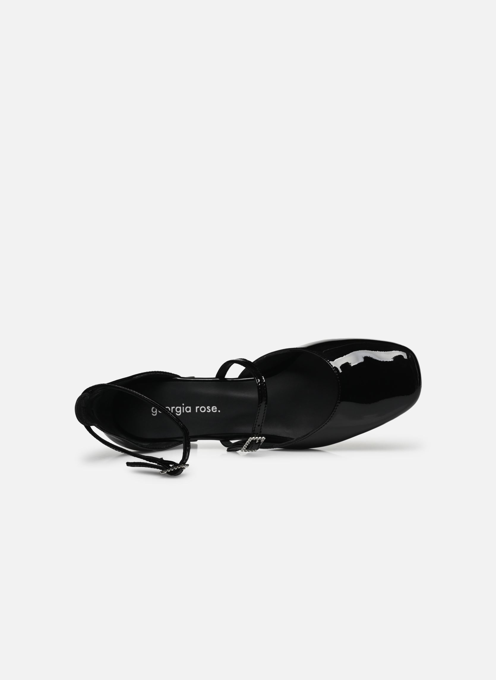 Zapatos de tacón con correas Sibril mujer negro Georgia Rose Zapatos de tacón con correas Sibril mujer negro NOIR