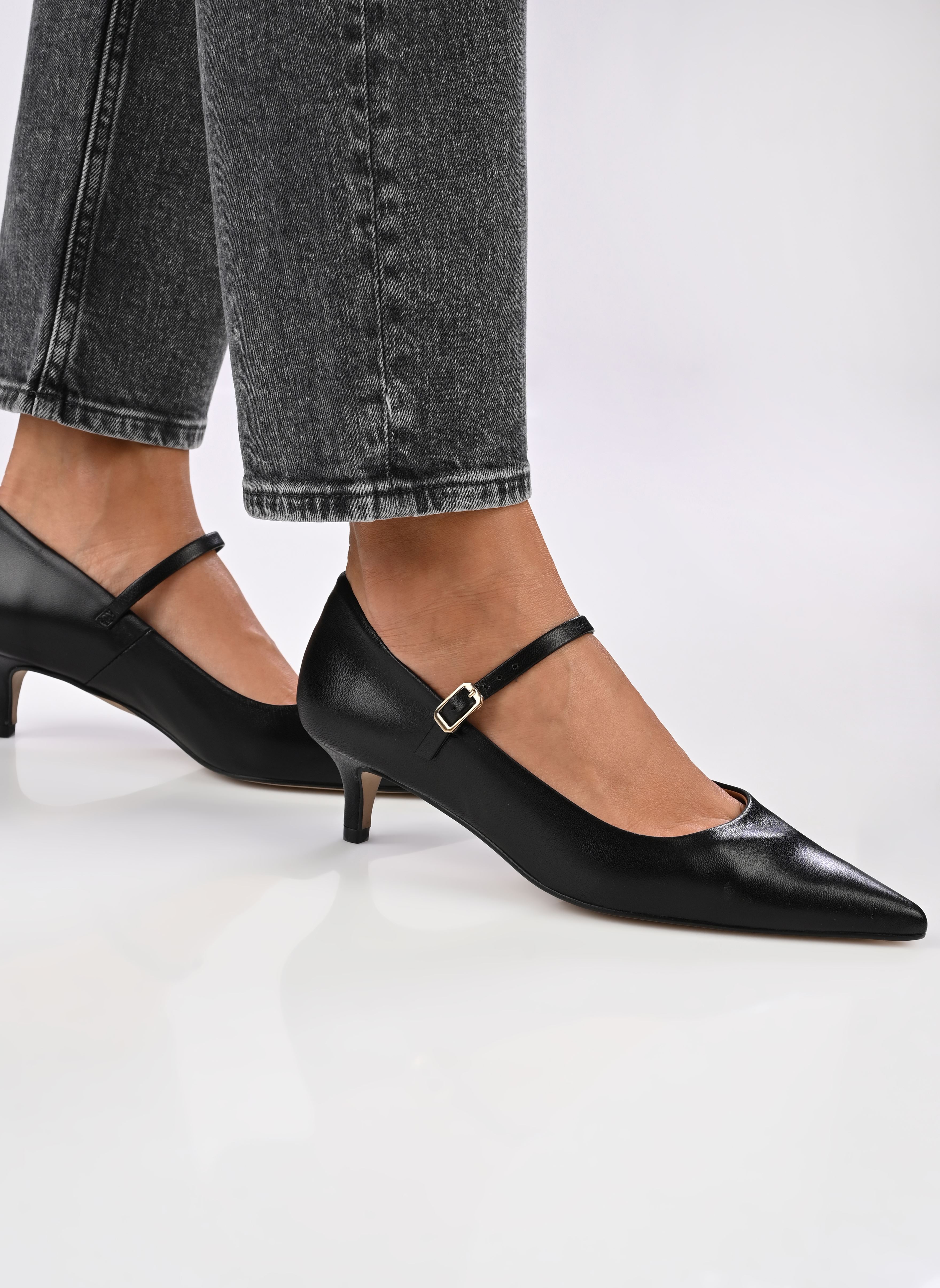 Slingback pumps Salamandre dames zwart Georgia Rose Slingback pumps Salamandre dames zwart NOIR