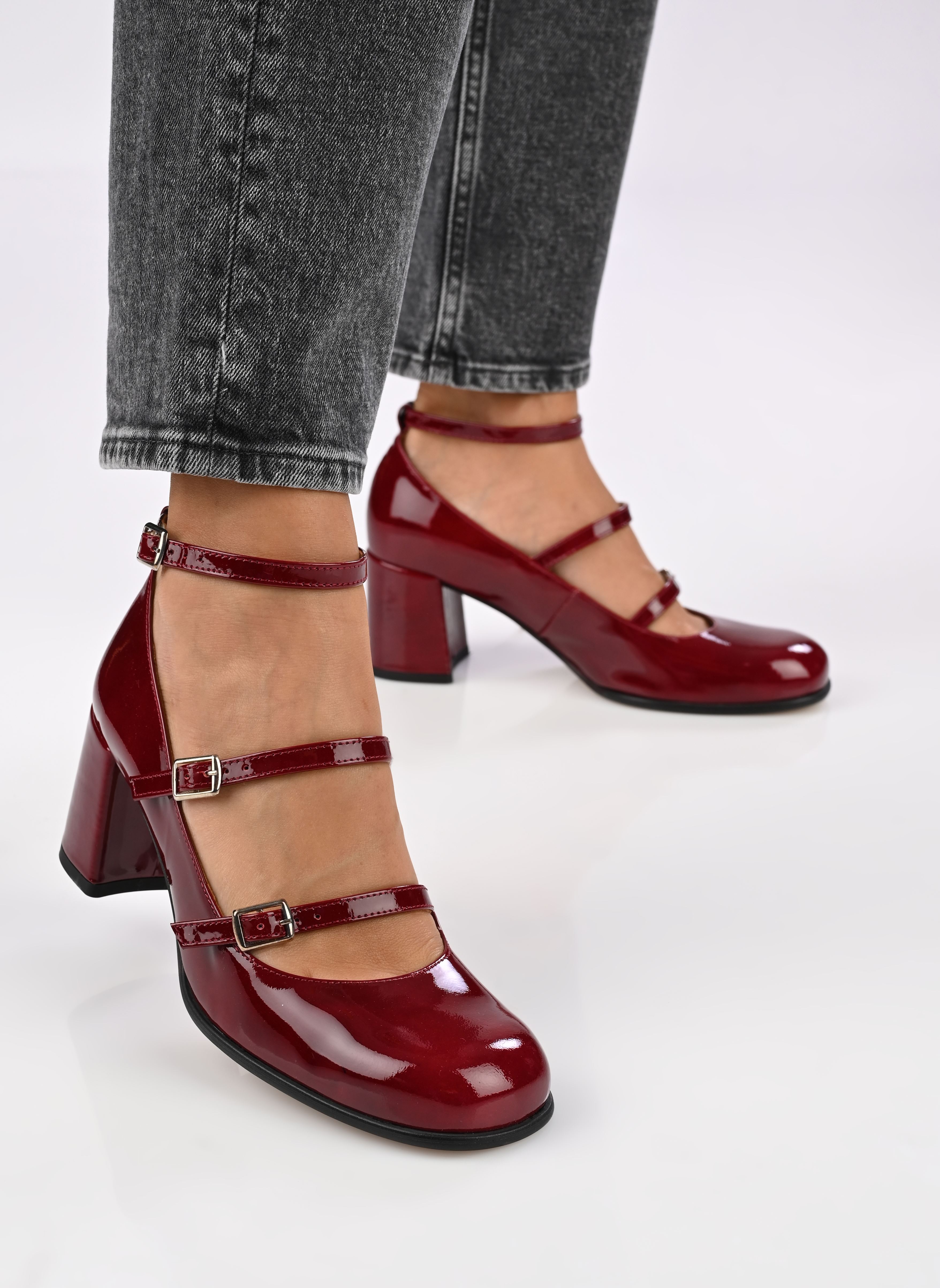 Pumps mit Riemchen Elison damen rot Georgia Rose Pumps mit Riemchen Elison damen rot ROUGE