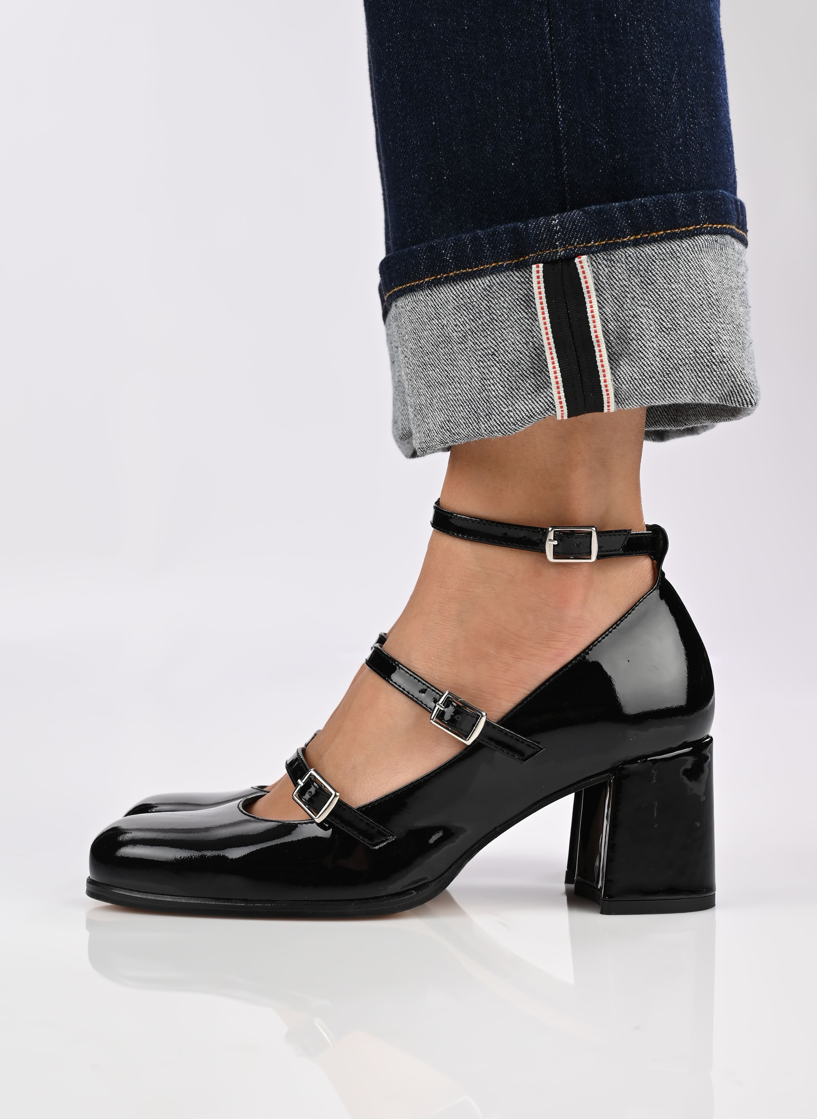Pumps mit Riemchen Elison damen schwarz Georgia Rose Pumps mit Riemchen Elison damen schwarz CHAROL NOIR
