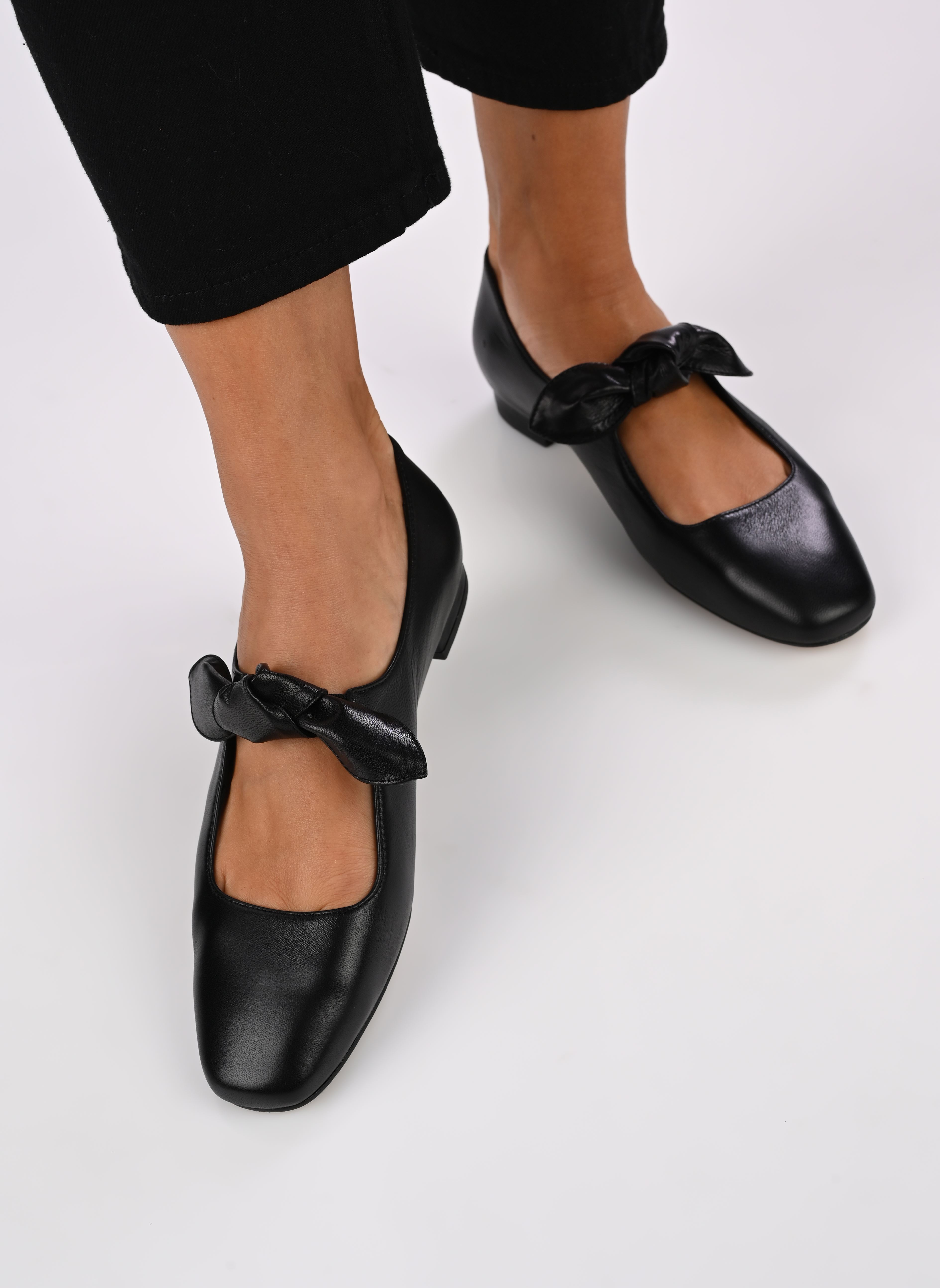 Klassieke ballerina's Senoeud dames zwart Georgia Rose Klassieke ballerina's Senoeud dames zwart NOIR
