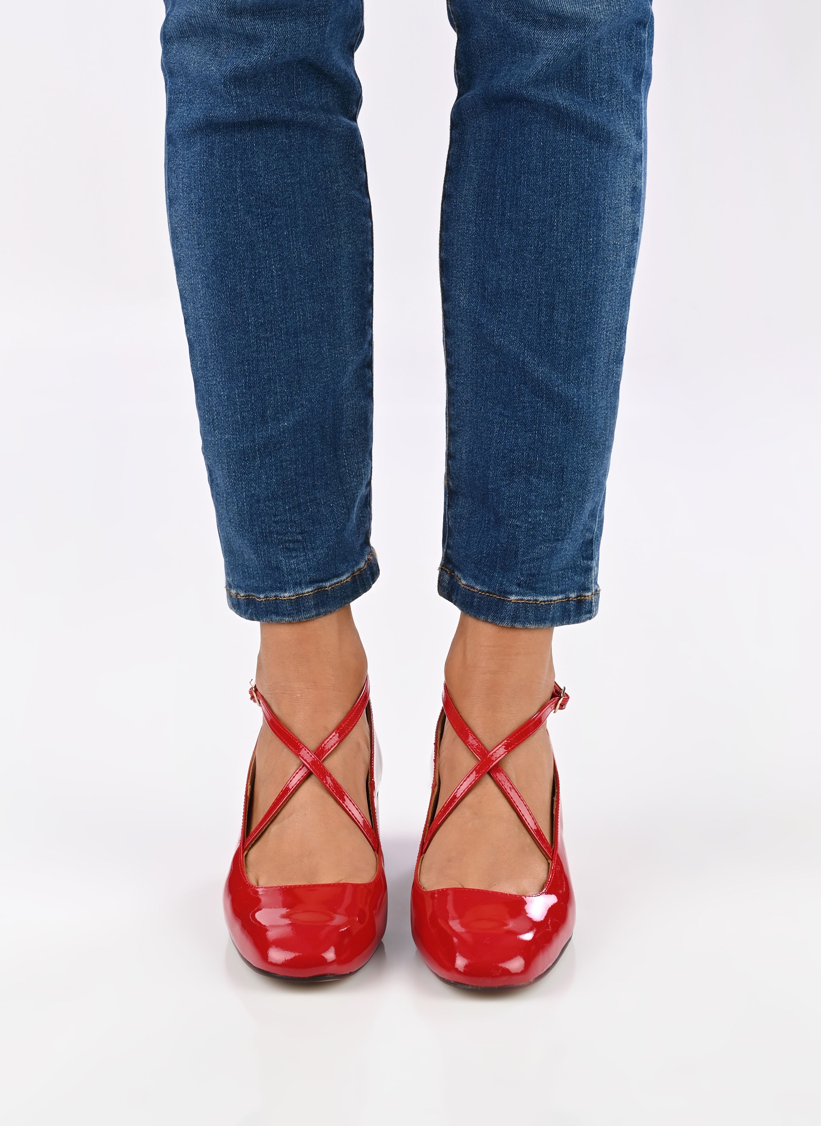 Pumps mit Riemchen Sassa damen rot Georgia Rose Pumps mit Riemchen Sassa damen rot ROUGE