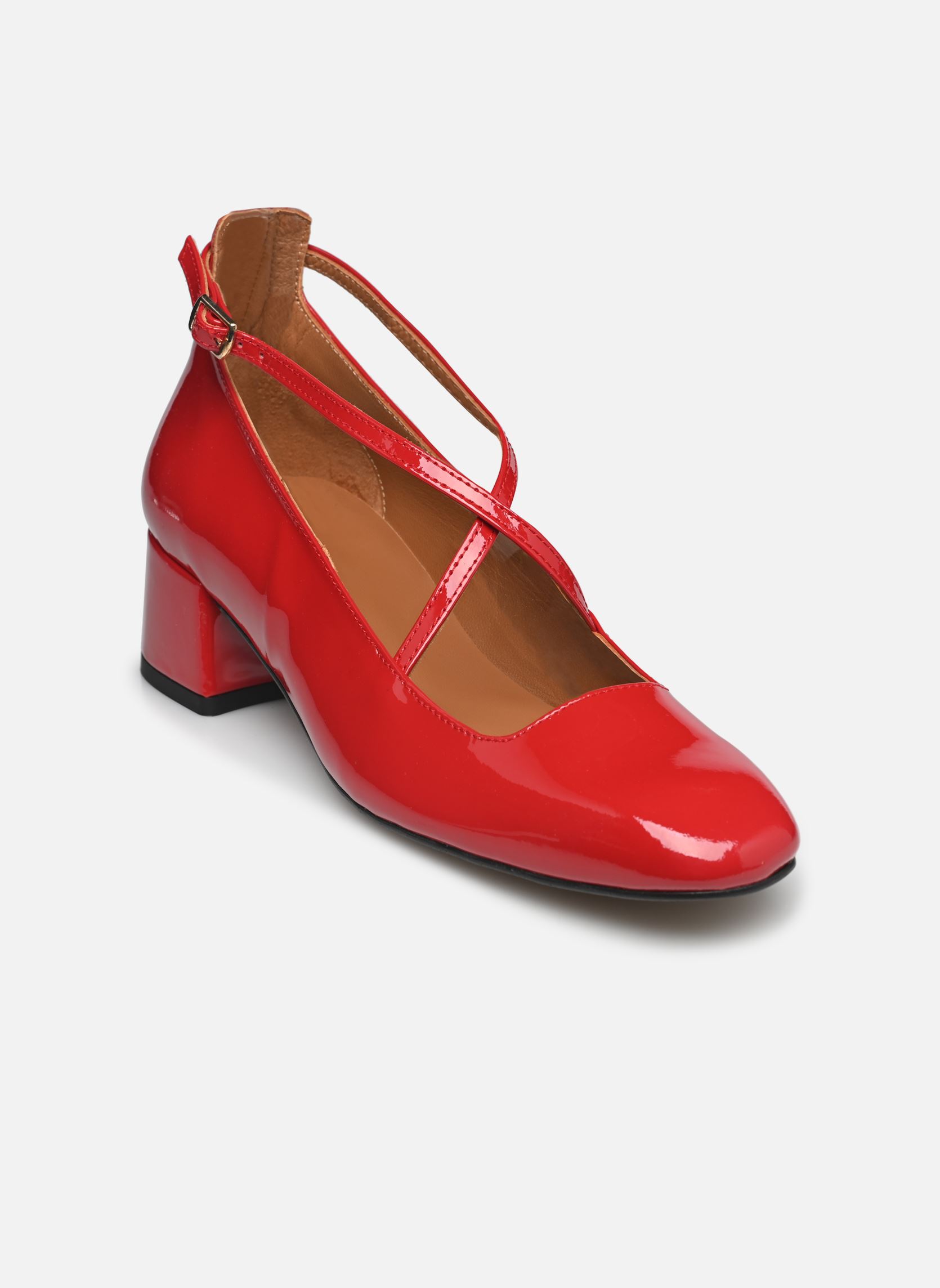 Pumps mit Riemchen Sassa damen rot Georgia Rose Pumps mit Riemchen Sassa damen rot ROUGE