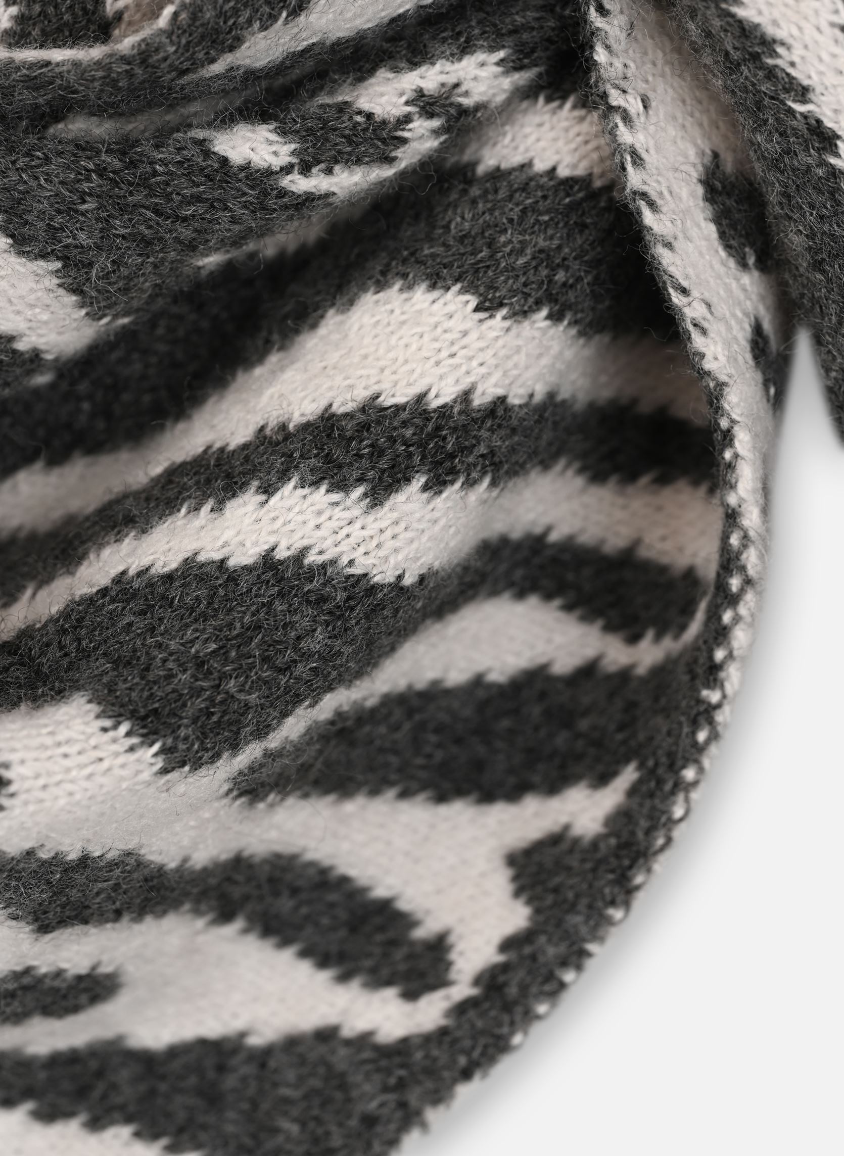 Foulards Pcnaima Triangle Knit Scarf Bc femme gris Pieces Foulards Pcnaima Triangle Knit Scarf Bc femme gris Black