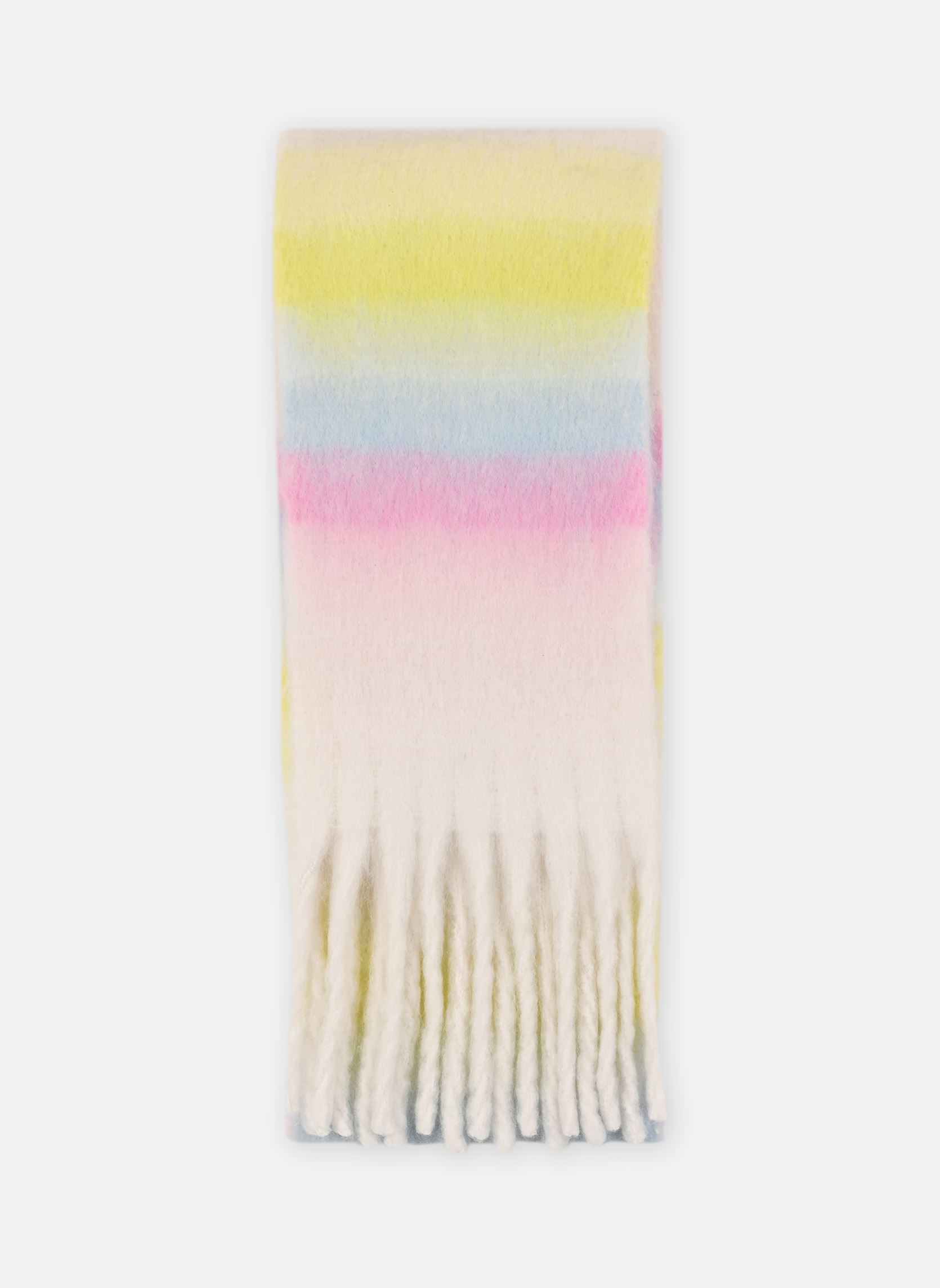 Echarpes Pcnella Long Scarf Bc femme multicolore Pieces Echarpes Pcnella Long Scarf Bc femme multicolore Wild Lime