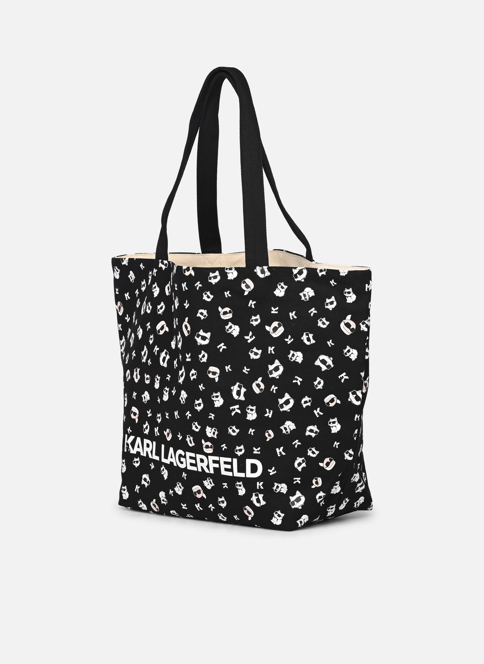 Shopper K/Ikonik 2.0 Choup Aop Revshop damen schwarz Karl Lagerfeld Shopper K/Ikonik 2.0 Choup Aop Revshop damen schwarz BLACK/NATURAL