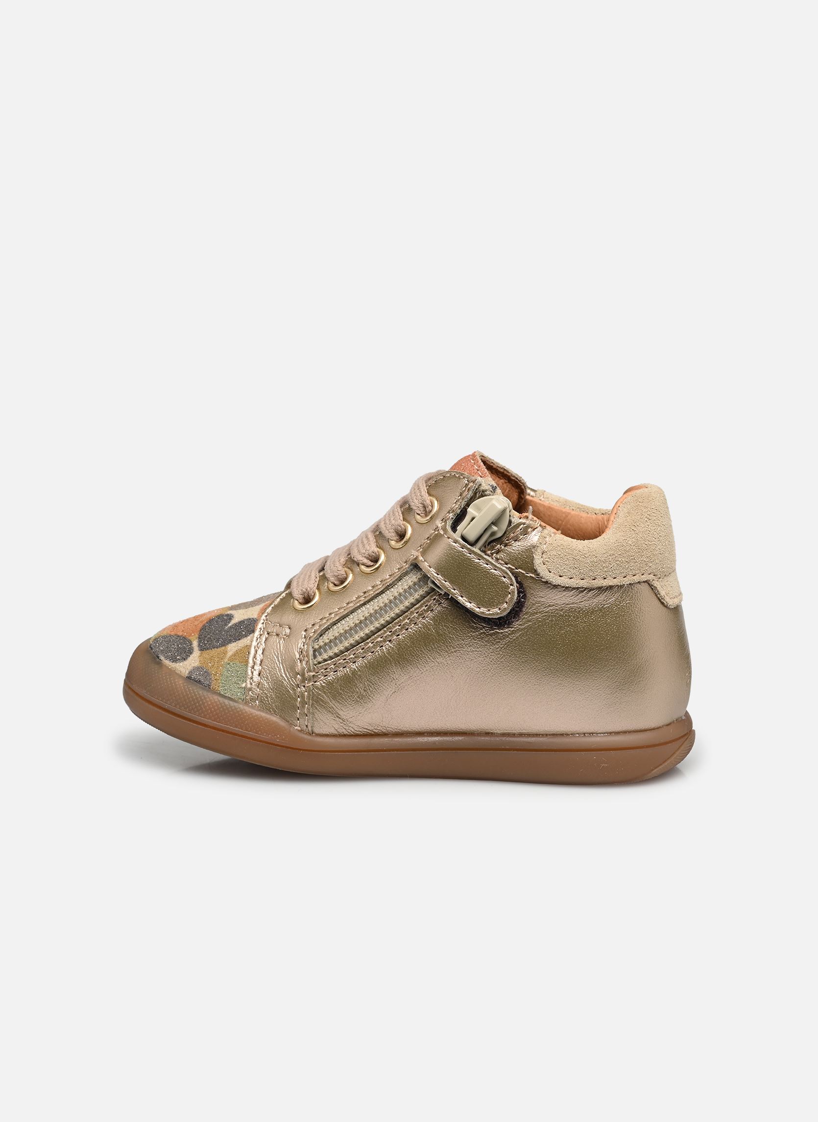 Stiefeletten / Ankle Boots Fasty Zip mädchen gold und bronze Babybotte Stiefeletten / Ankle Boots Fasty Zip mädchen gold und bronze PERLATO LATTE/BABY MIELE