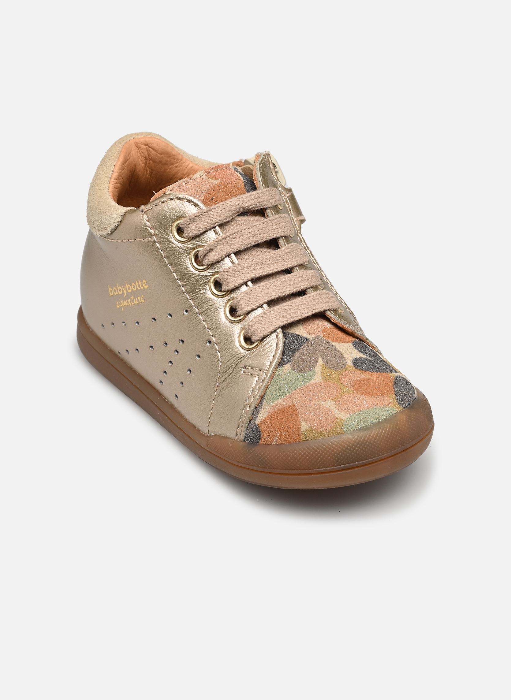 Stiefeletten / Ankle Boots Fasty Zip mädchen gold und bronze Babybotte Stiefeletten / Ankle Boots Fasty Zip mädchen gold und bronze PERLATO LATTE/BABY MIELE