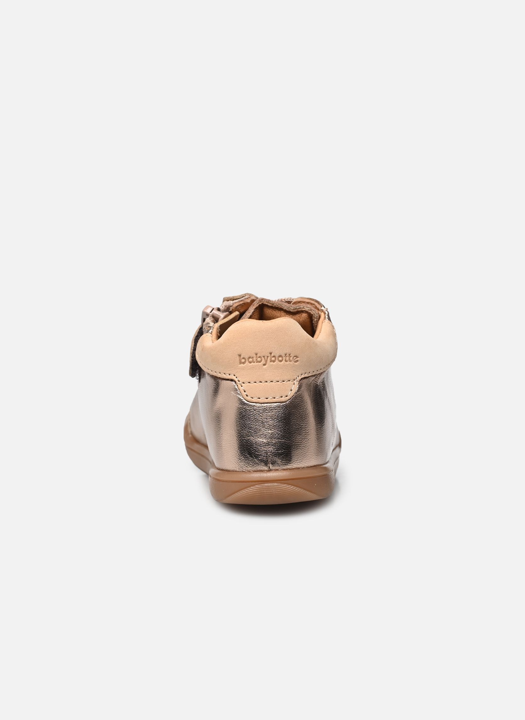 Stiefeletten / Ankle Boots Fasty Zip mädchen silber Babybotte Stiefeletten / Ankle Boots Fasty Zip mädchen silber PLATINE