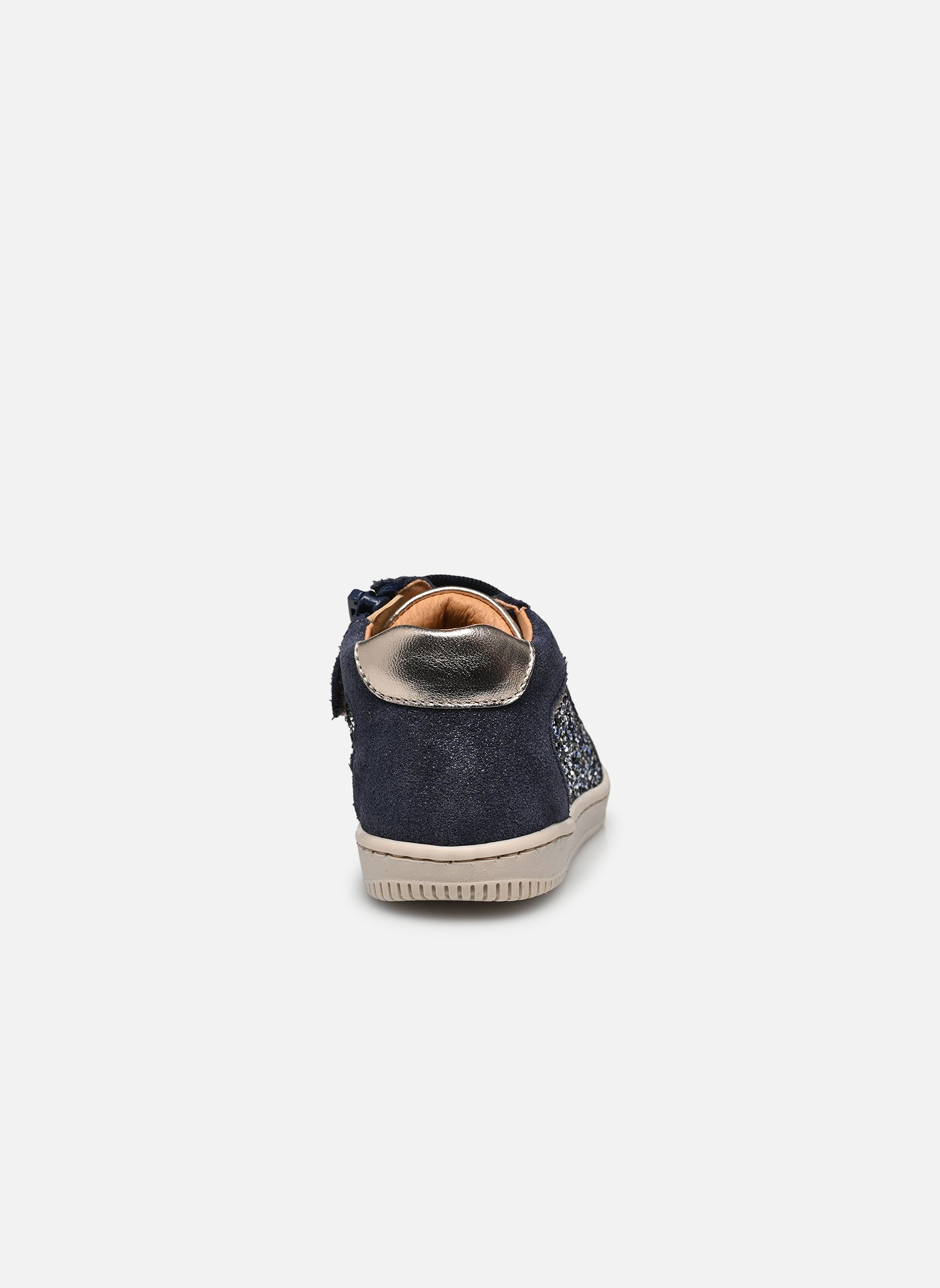 Niedrige Sneaker Frida Zip mädchen blau Babybotte Niedrige Sneaker Frida Zip mädchen blau GLITTERONE BLU/BUST GESSO