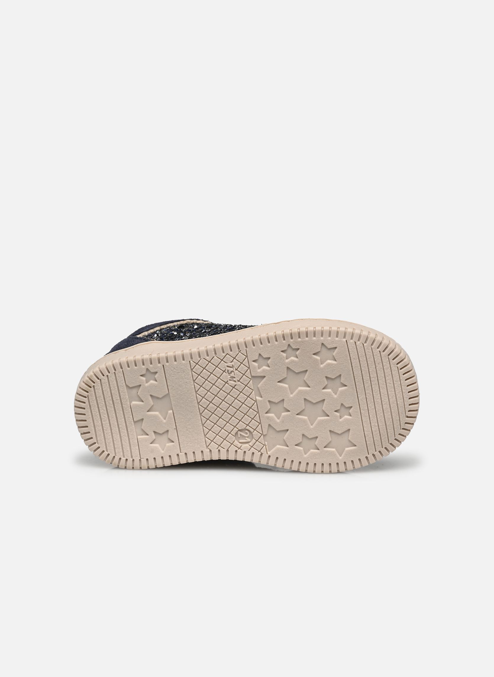 Niedrige Sneaker Frida Zip mädchen blau Babybotte Niedrige Sneaker Frida Zip mädchen blau GLITTERONE BLU/BUST GESSO