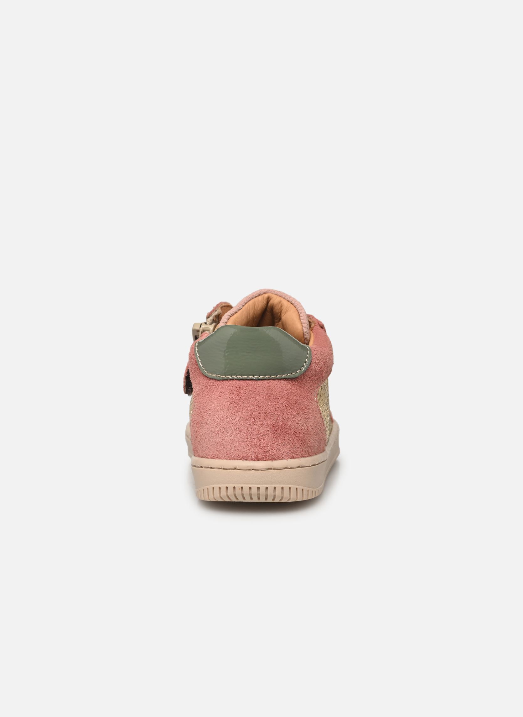 Baskets basses Frida Zip fille rose Babybotte Baskets basses Frida Zip fille rose PLATINE
