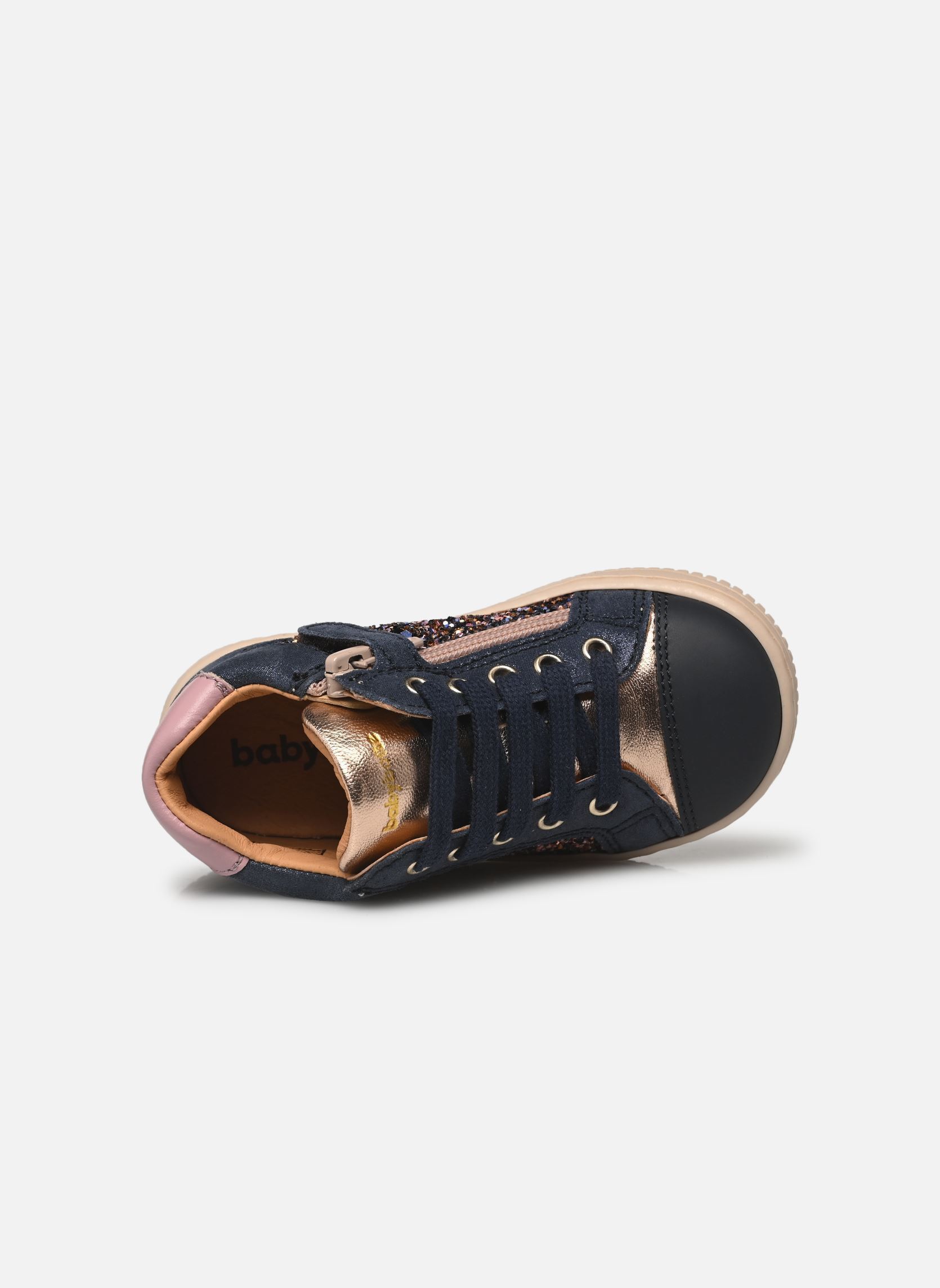 Niedrige Sneaker Frida Zip mädchen blau Babybotte Niedrige Sneaker Frida Zip mädchen blau BLEU