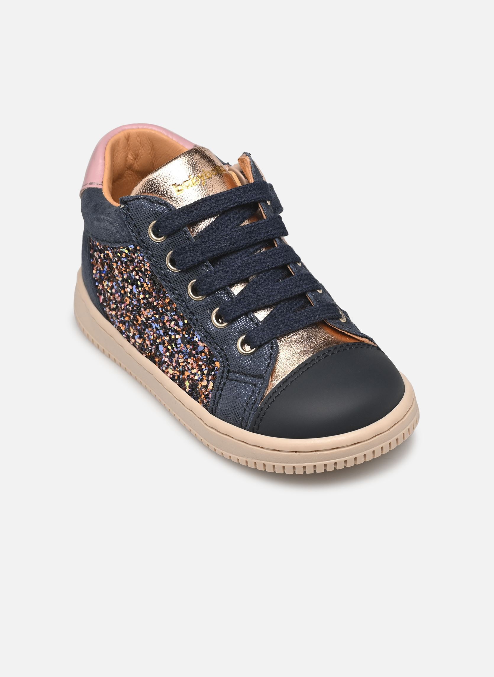 Niedrige Sneaker Frida Zip mädchen blau Babybotte Niedrige Sneaker Frida Zip mädchen blau BLEU