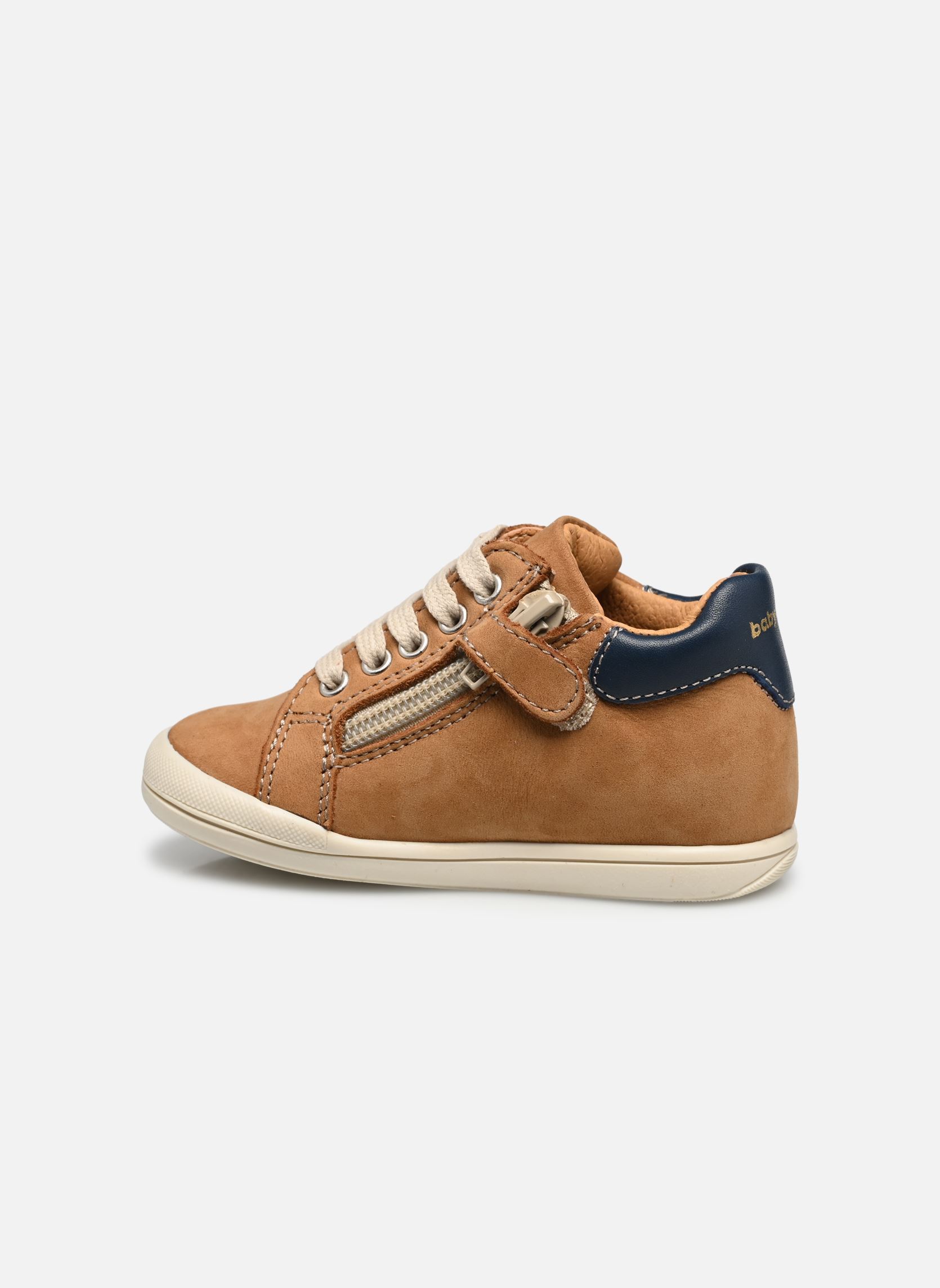 Chaussures premiers pas Fidji Zip garçon marron Babybotte Chaussures premiers pas Fidji Zip garçon marron COGNAC 1