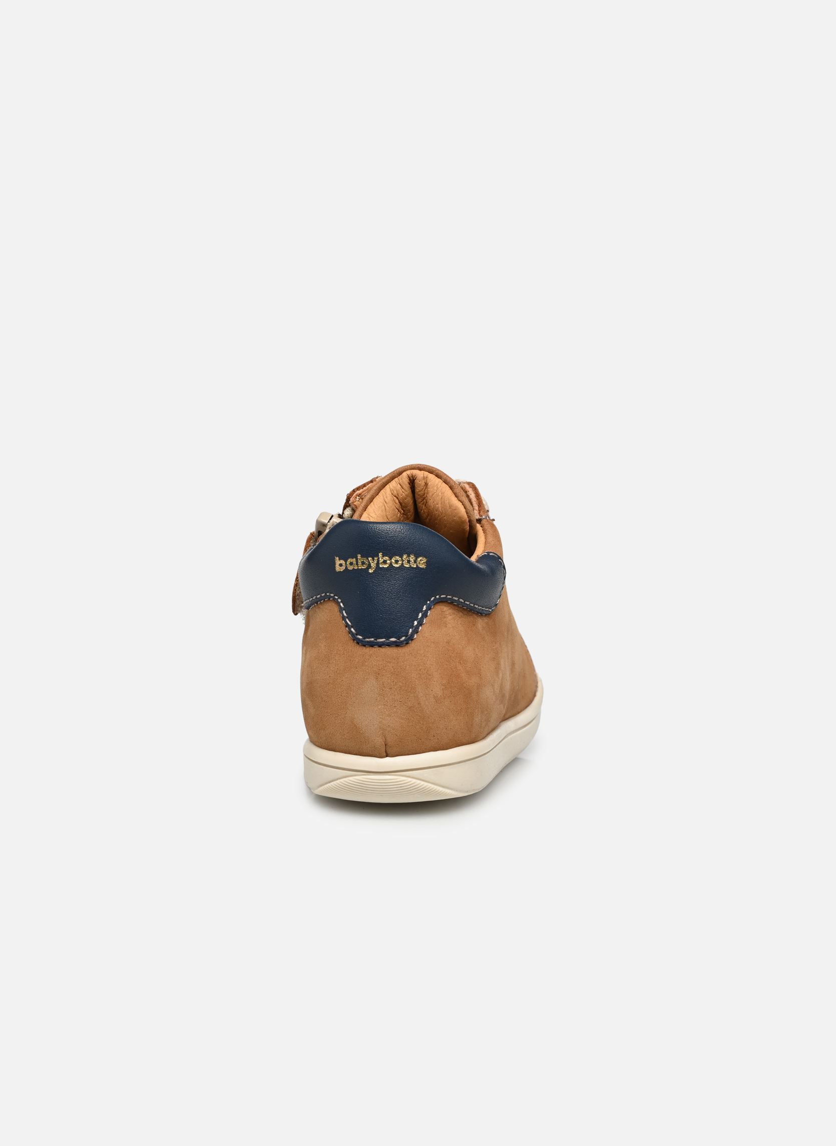 Chaussures premiers pas Fidji Zip garçon marron Babybotte Chaussures premiers pas Fidji Zip garçon marron COGNAC 1