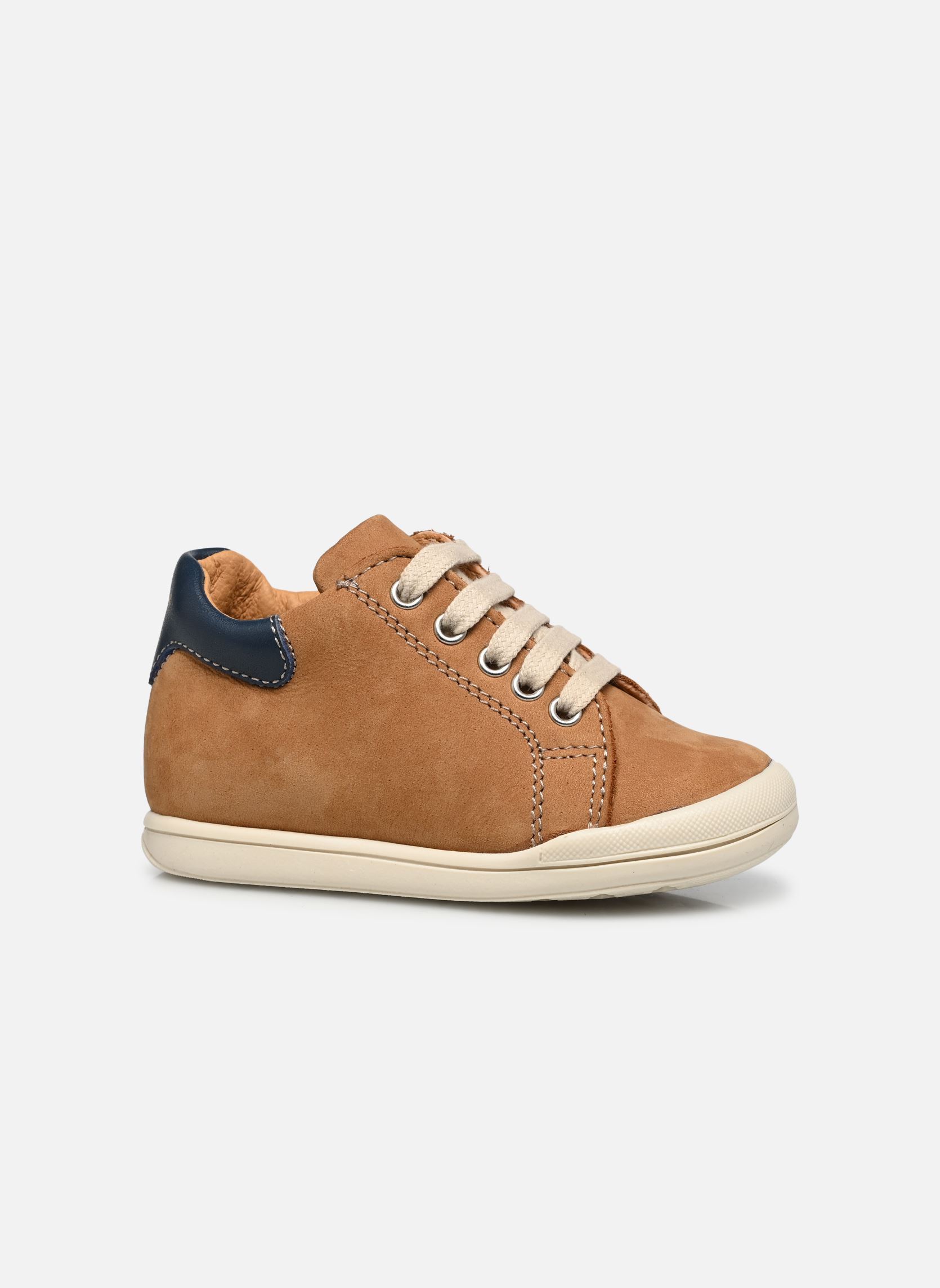 Chaussures premiers pas Fidji Zip garçon marron Babybotte Chaussures premiers pas Fidji Zip garçon marron COGNAC 1
