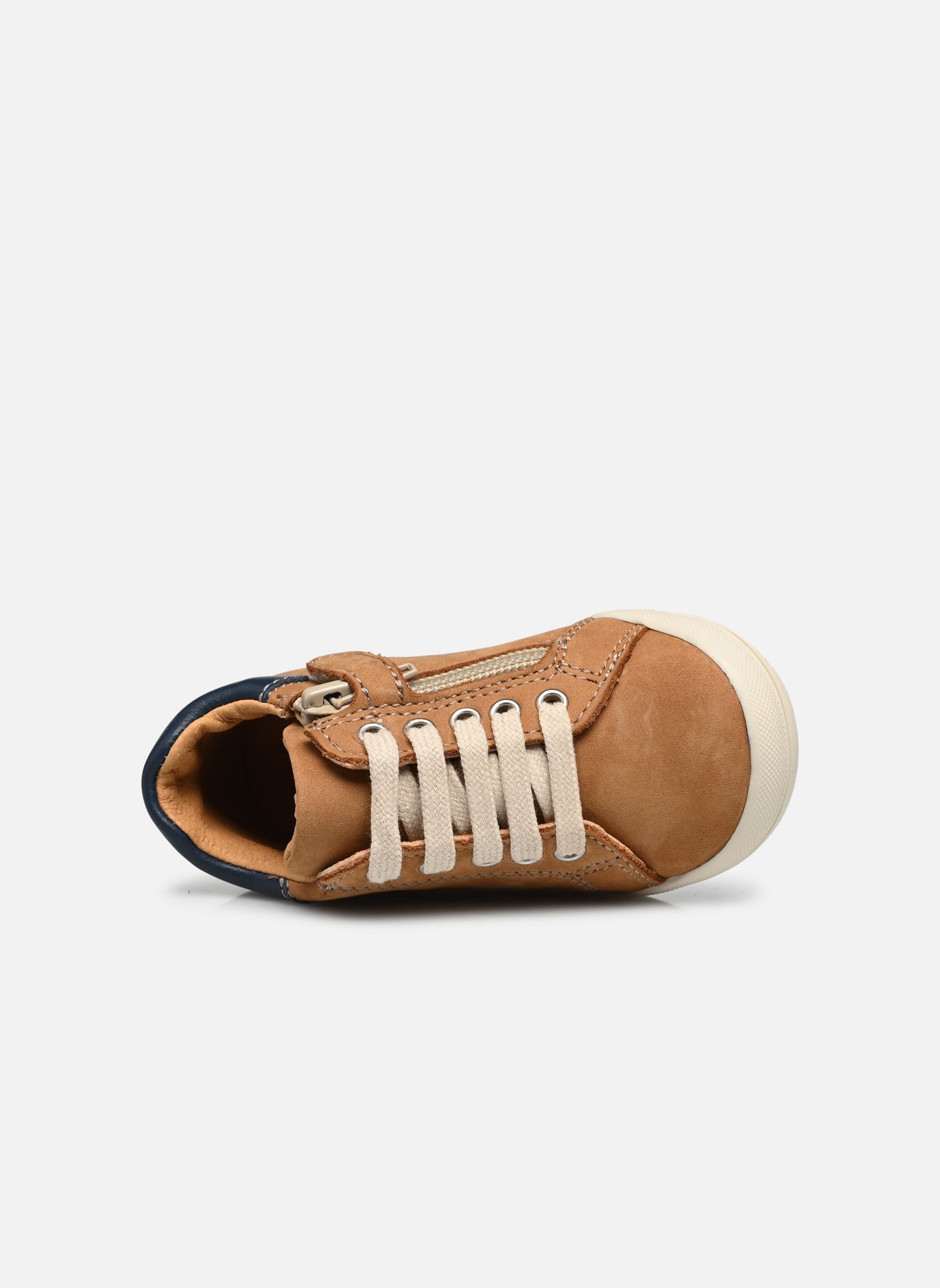 Chaussures premiers pas Fidji Zip garçon marron Babybotte Chaussures premiers pas Fidji Zip garçon marron COGNAC 1