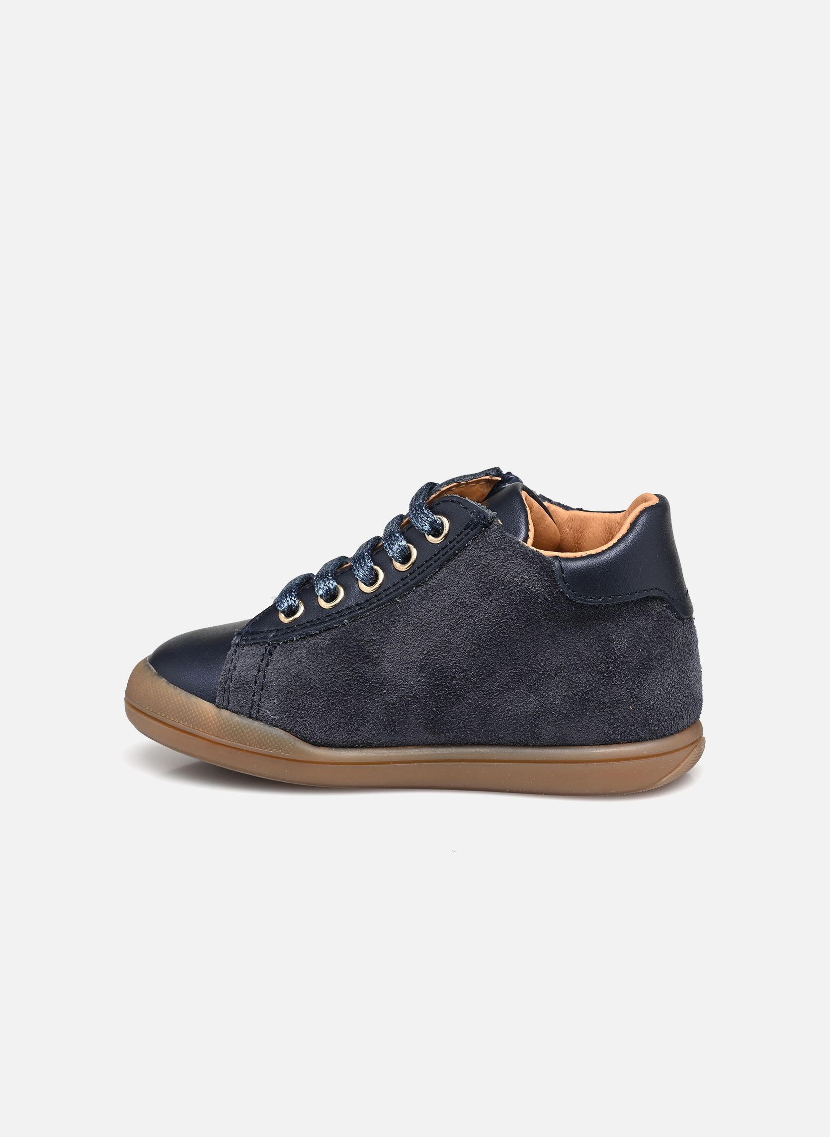 Bottines Folie fille bleu Babybotte Bottines Folie fille bleu VELOUR BLU/BABY MIELE