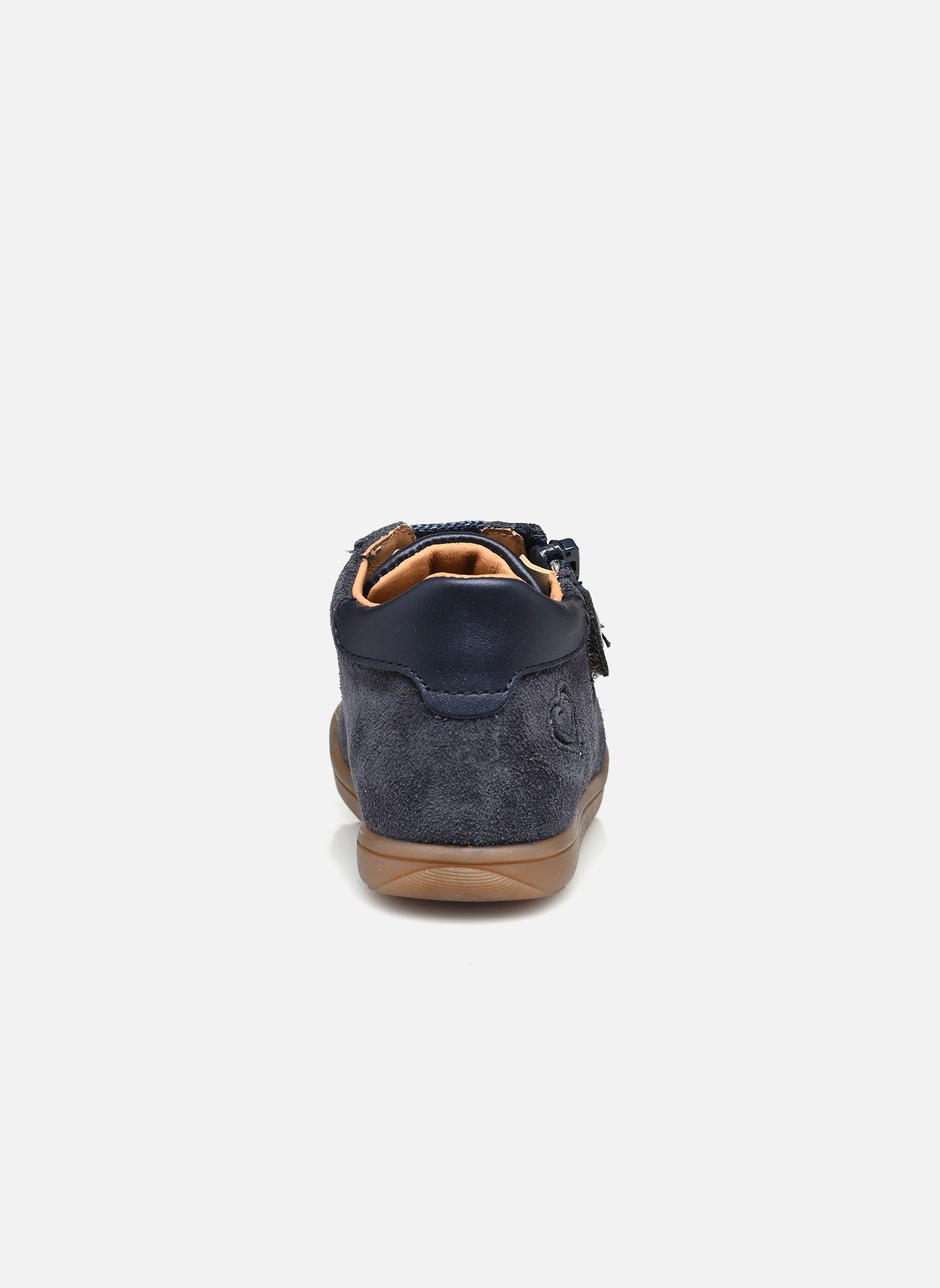 Bottines Folie fille bleu Babybotte Bottines Folie fille bleu VELOUR BLU/BABY MIELE
