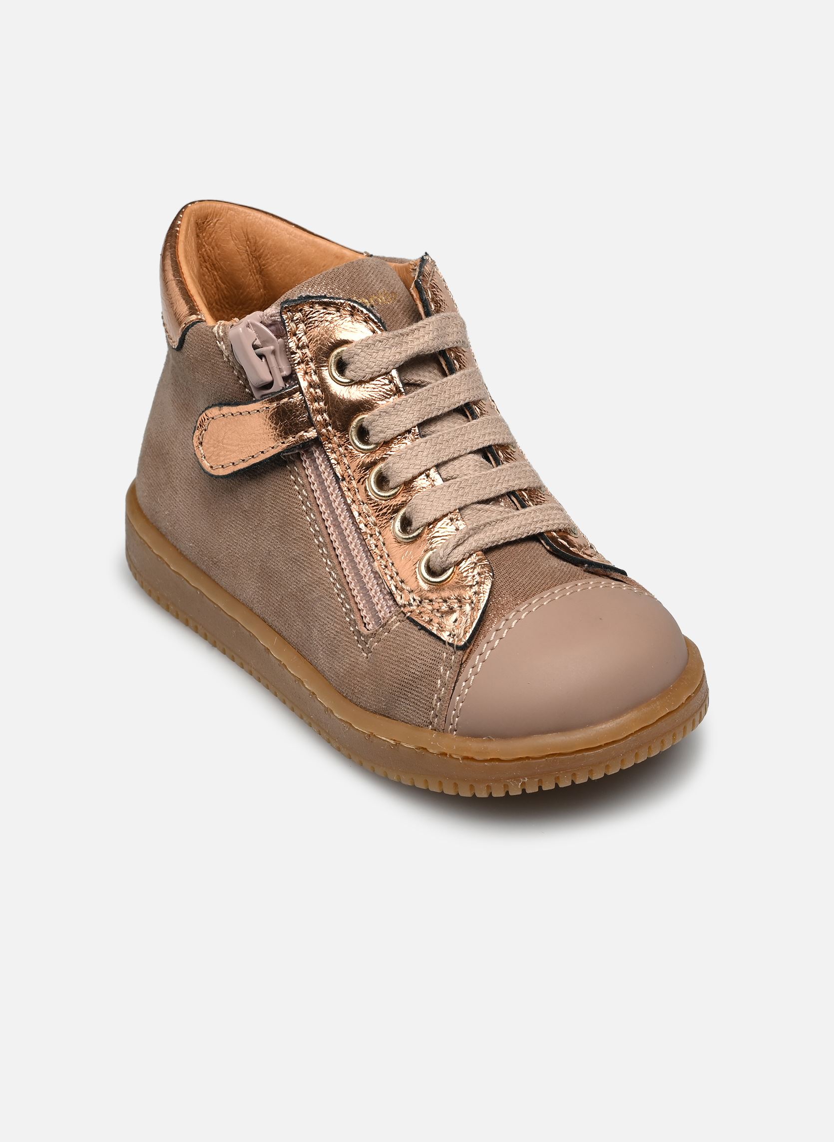 Stiefeletten / Ankle Boots Francine Zip mädchen rosa Babybotte Stiefeletten / Ankle Boots Francine Zip mädchen rosa ANAIS ROSA ANTIC/BUST COGNAC