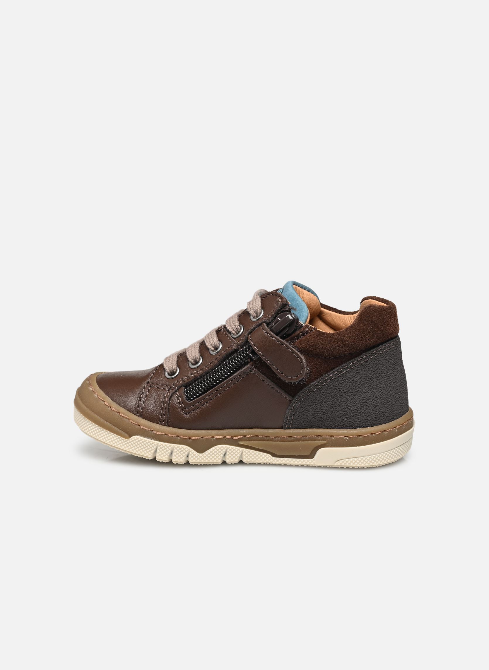 Bottines Audehors garçon marron Babybotte Bottines Audehors garçon marron TEXANO TESTA MOR/BARACK BEIG