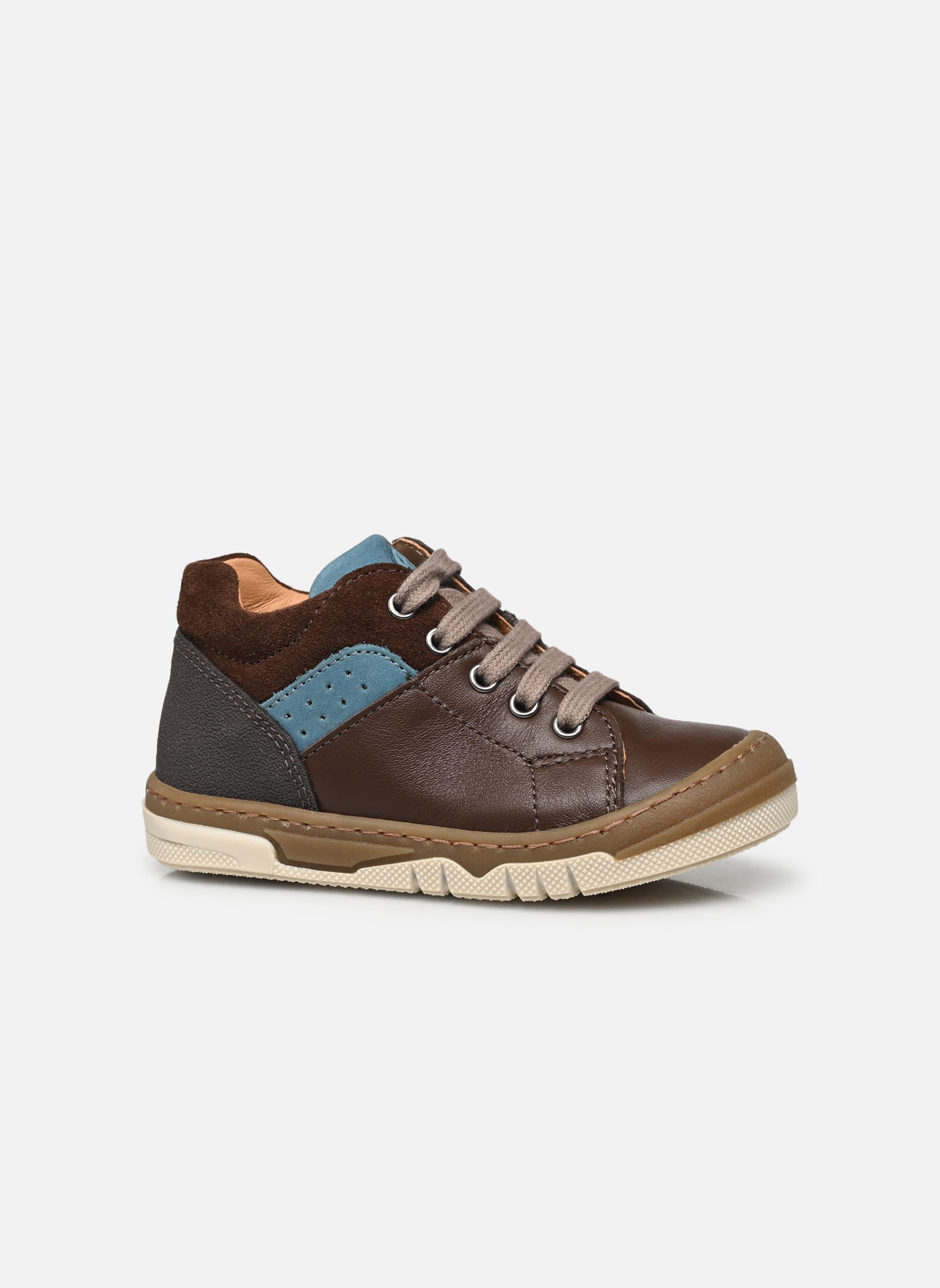 Bottines Audehors garçon marron Babybotte Bottines Audehors garçon marron TEXANO TESTA MOR/BARACK BEIG