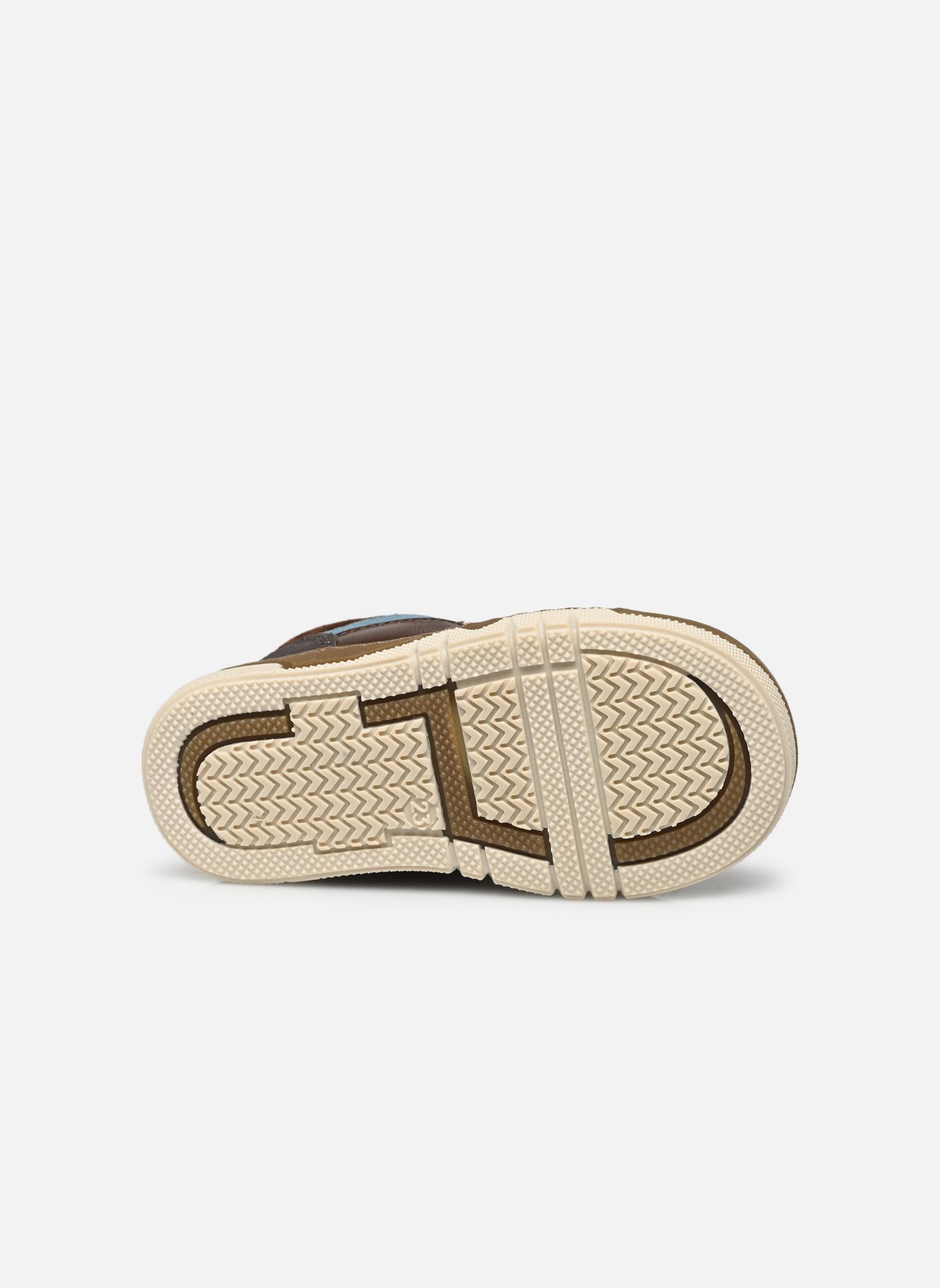 Bottines Audehors garçon marron Babybotte Bottines Audehors garçon marron TEXANO TESTA MOR/BARACK BEIG