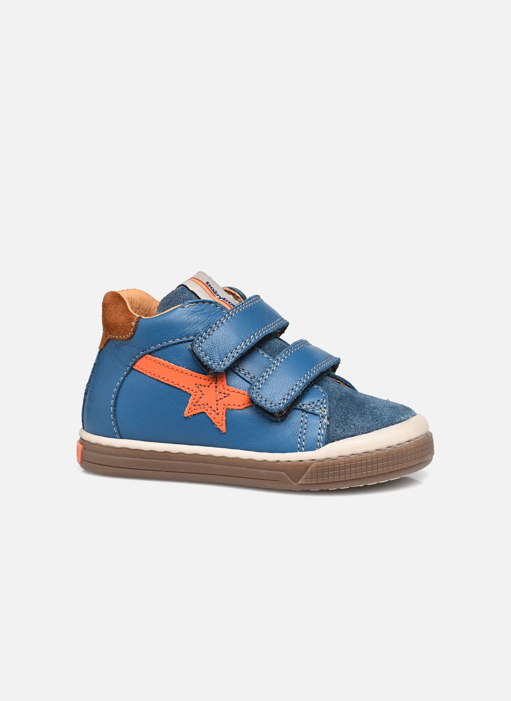 Enkellaarsjes Atomique Velcro jongens blauw Babybotte Enkellaarsjes Atomique Velcro jongens blauw TEXANO PETROLIO/NORBERTO GES