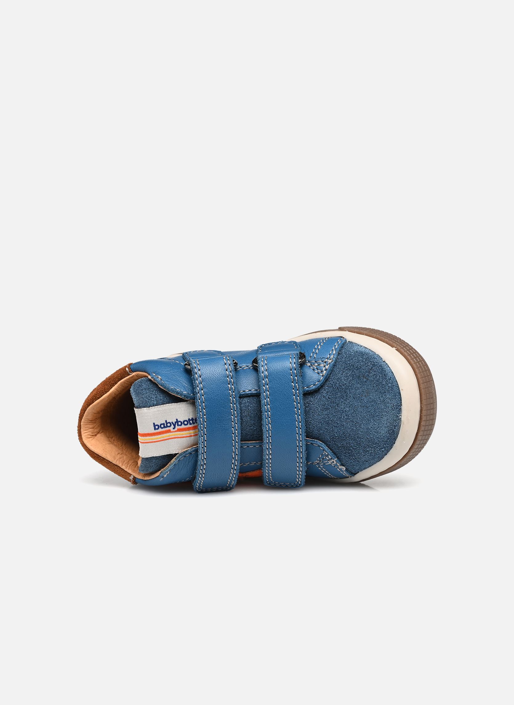Enkellaarsjes Atomique Velcro jongens blauw Babybotte Enkellaarsjes Atomique Velcro jongens blauw TEXANO PETROLIO/NORBERTO GES