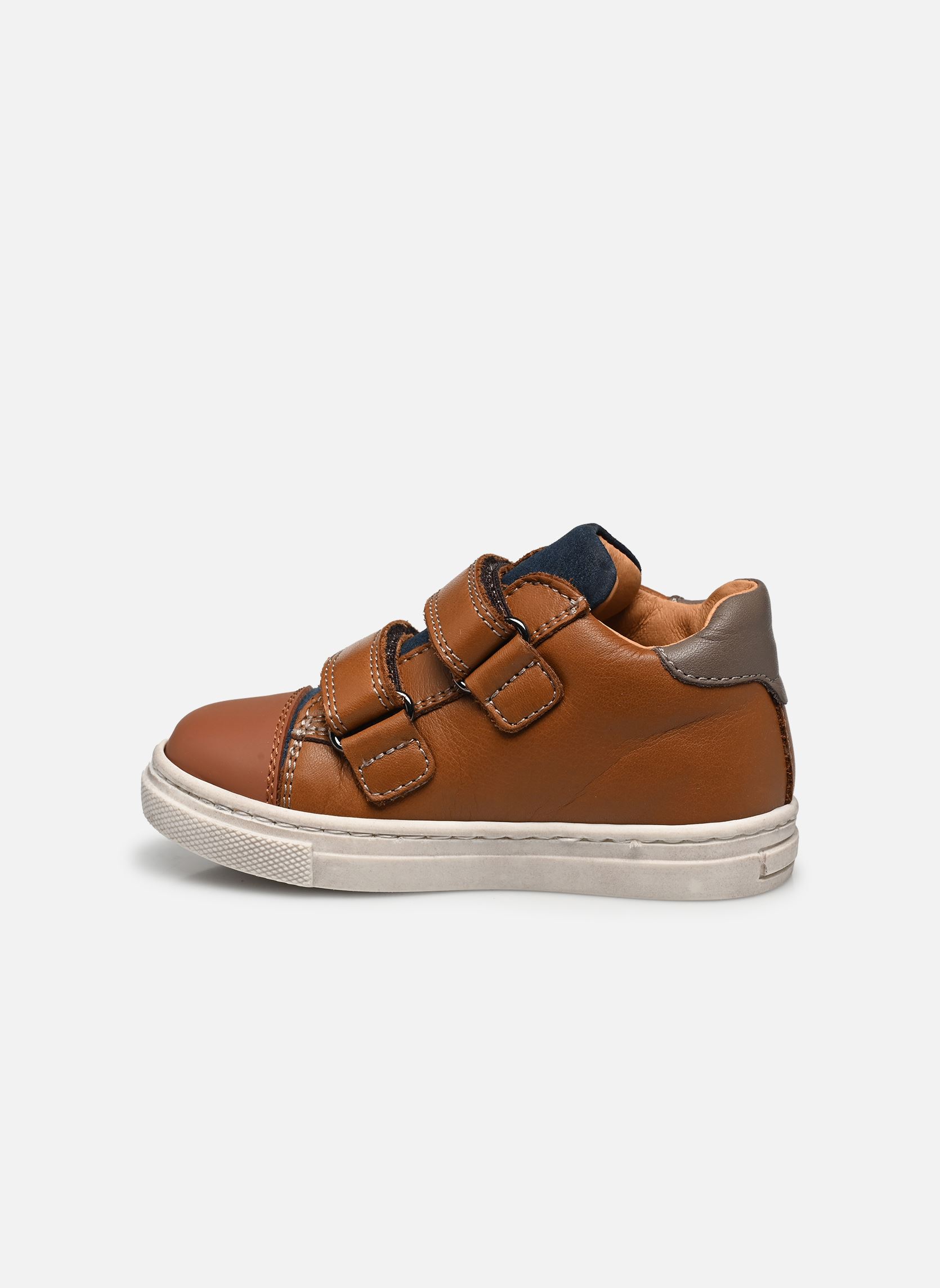 Baskets basses Android Velcro garçon marron Babybotte Baskets basses Android Velcro garçon marron TEXANO CUOIO/PAUL AVORIO