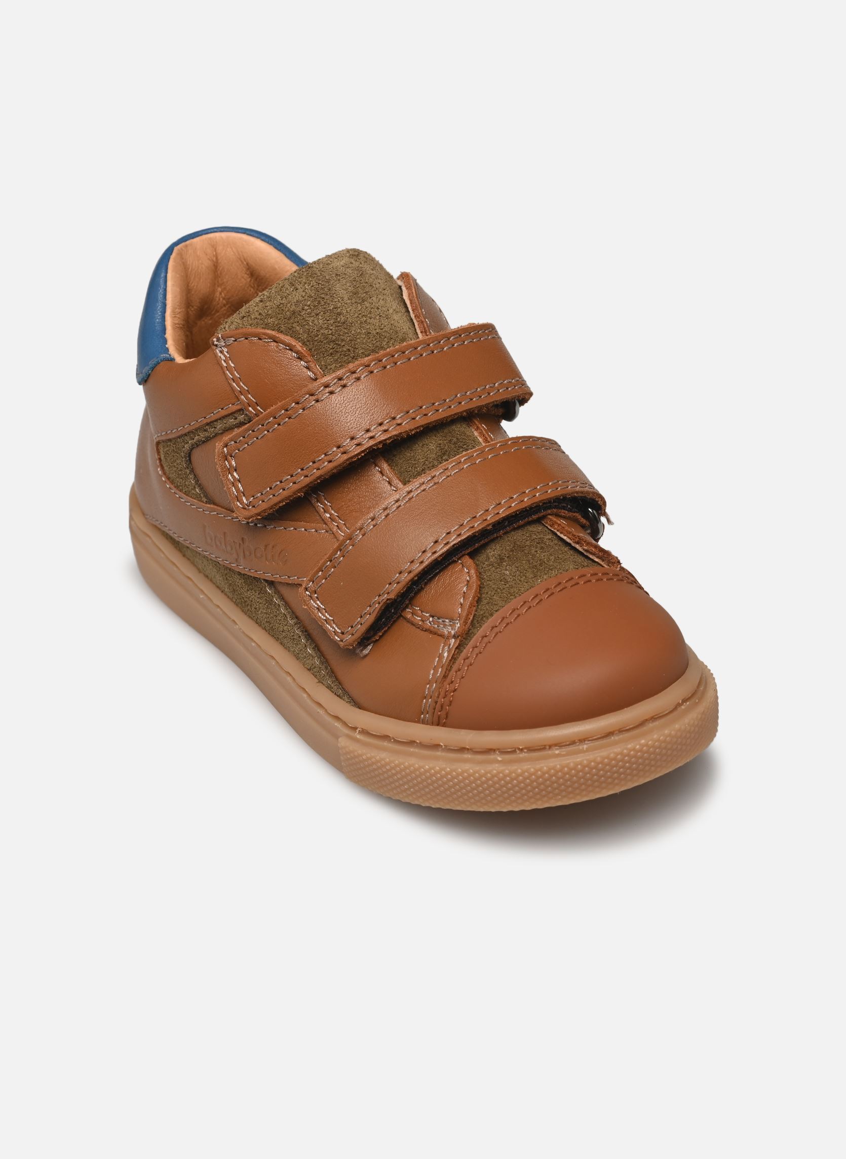 Niedrige Sneaker Android Velcro jungen braun Babybotte Niedrige Sneaker Android Velcro jungen braun COGNAC