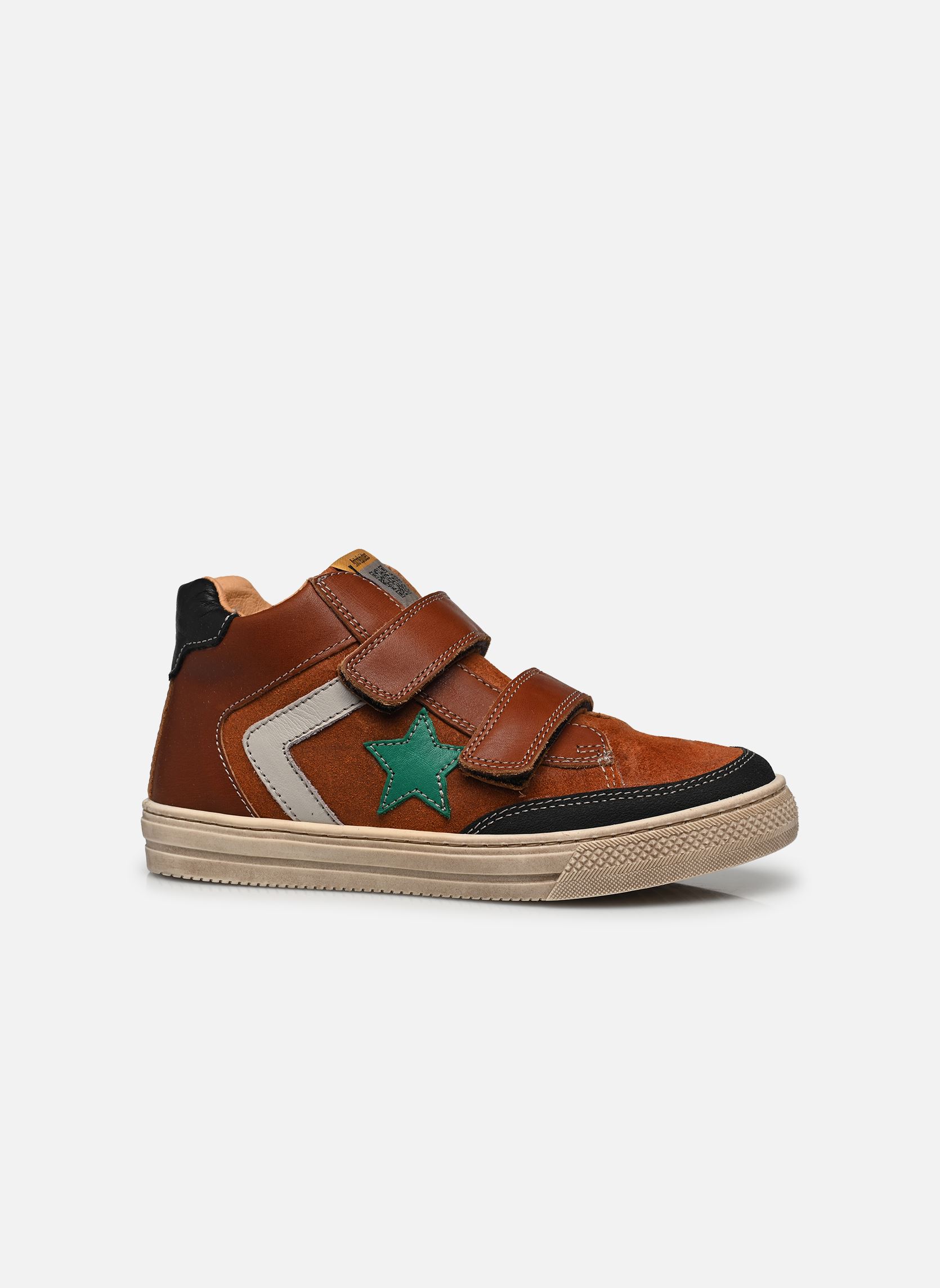 Knöchelhohe Sneaker Karta Velcro jungen braun Babybotte Knöchelhohe Sneaker Karta Velcro jungen braun RUSTICO MATTONE/GUMMI GHIACC