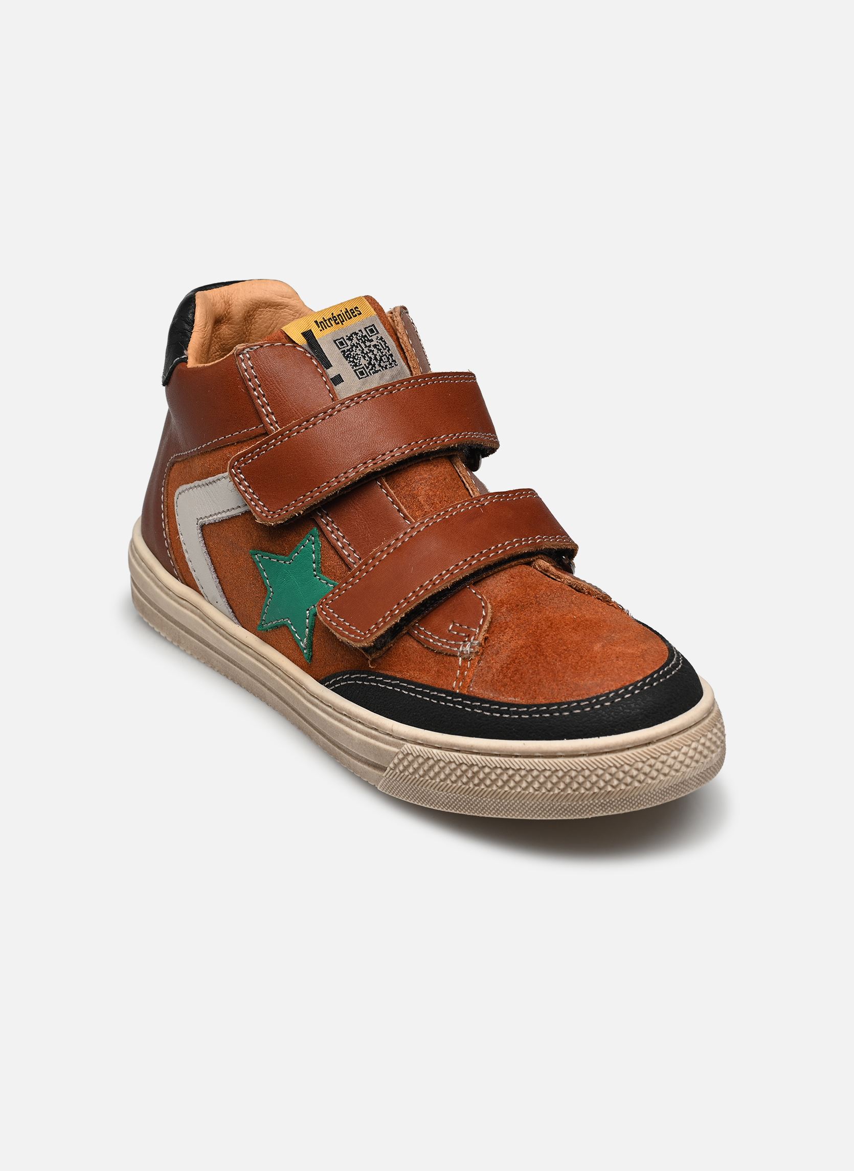 Knöchelhohe Sneaker Karta Velcro jungen braun Babybotte Knöchelhohe Sneaker Karta Velcro jungen braun RUSTICO MATTONE/GUMMI GHIACC