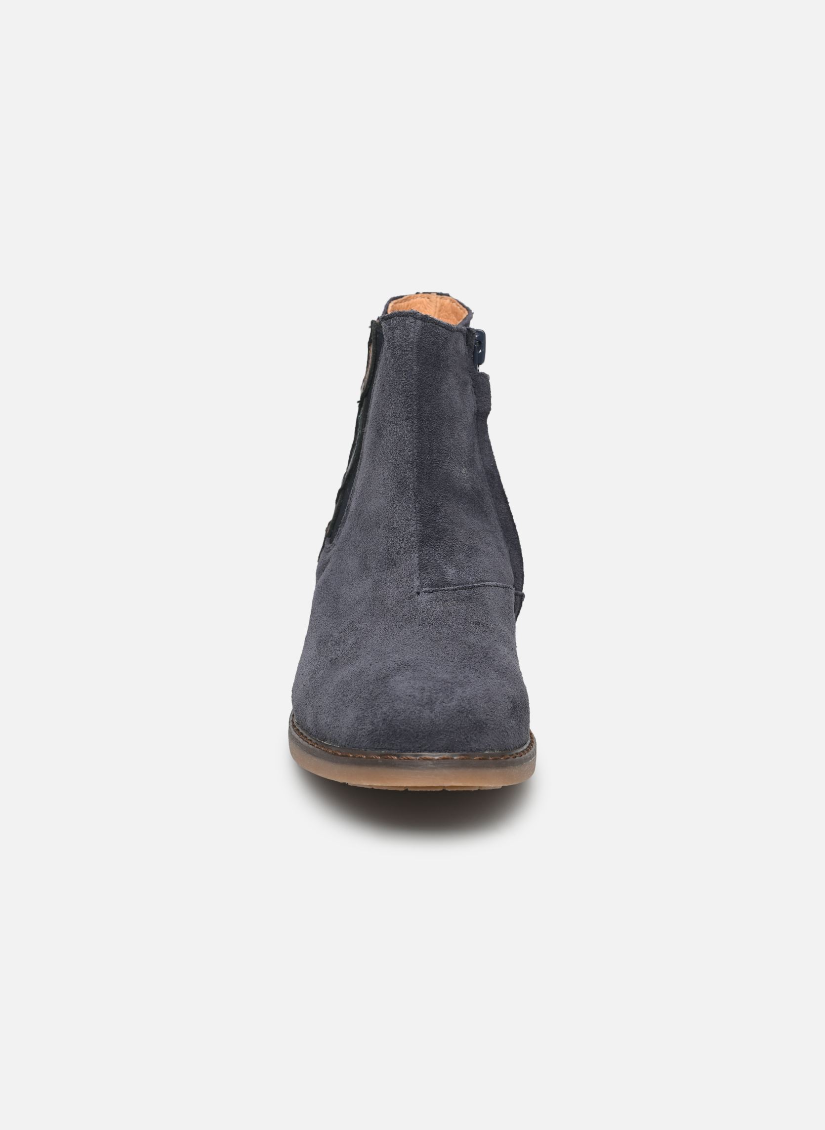 Stiefeletten / Ankle Boots Klasse mädchen blau Babybotte Stiefeletten / Ankle Boots Klasse mädchen blau VELOUR BLU/FOX AMBR TRASP