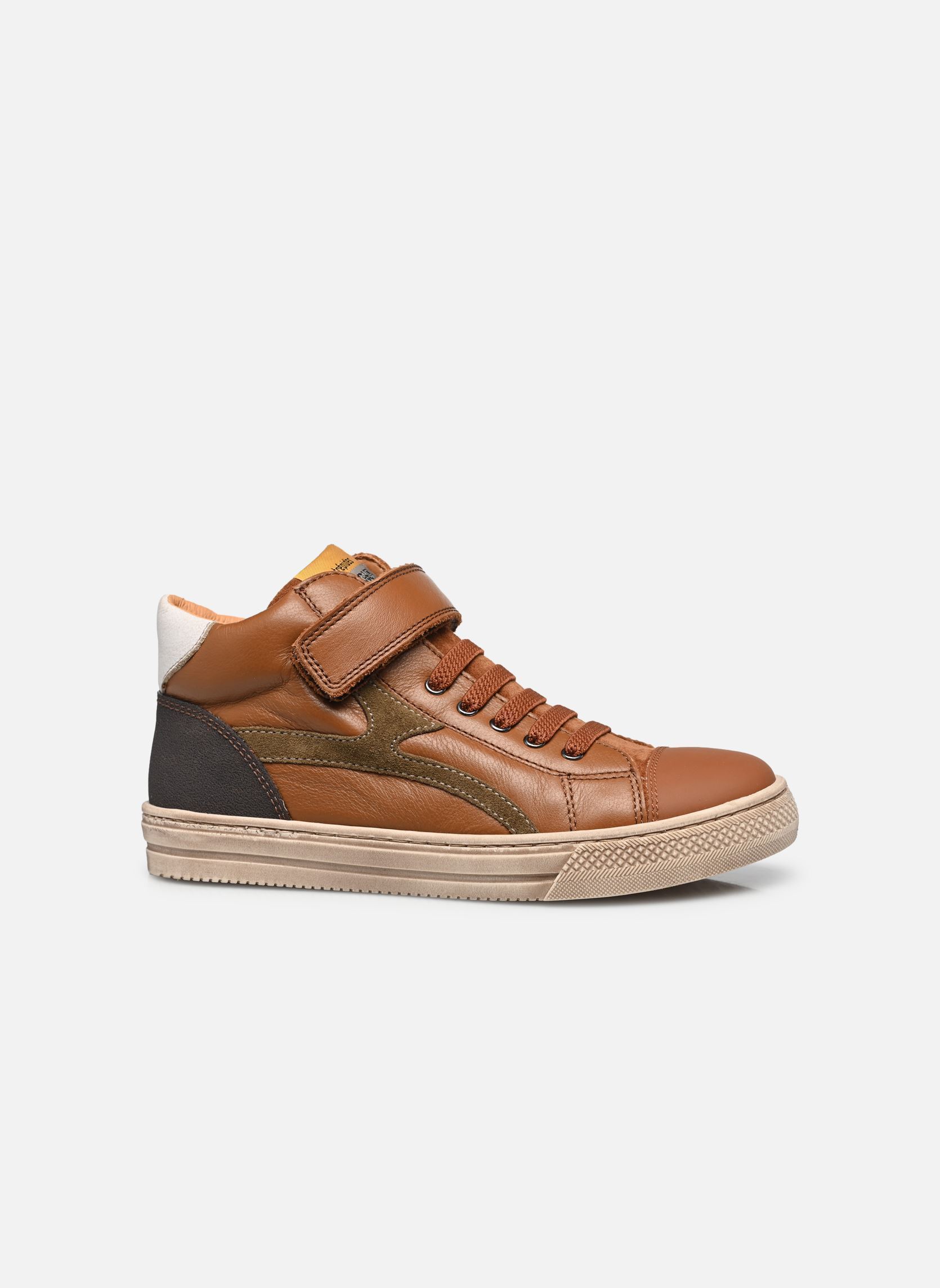 Knöchelhohe Sneaker Kelastic jungen braun Babybotte Knöchelhohe Sneaker Kelastic jungen braun COGNAC