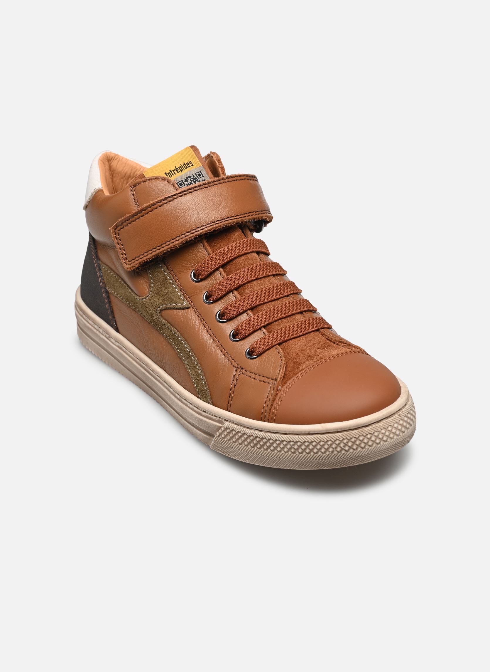 Knöchelhohe Sneaker Kelastic jungen braun Babybotte Knöchelhohe Sneaker Kelastic jungen braun COGNAC