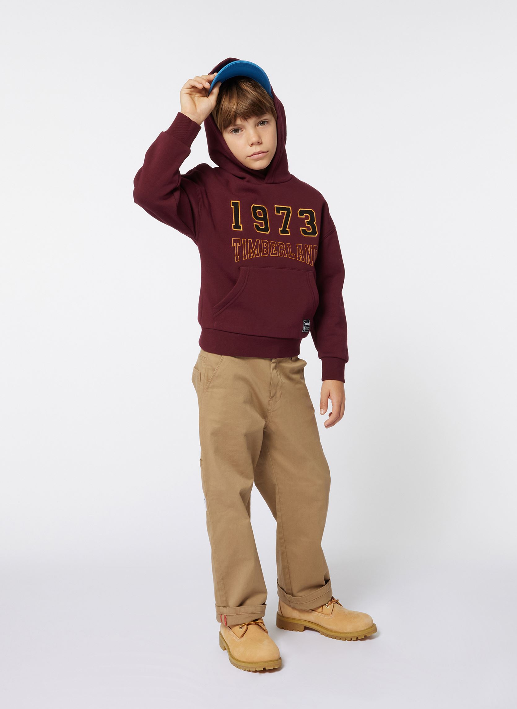 Sweats à capuche T60317 garçon bordeaux Timberland Sweats à capuche T60317 garçon bordeaux MARSALA